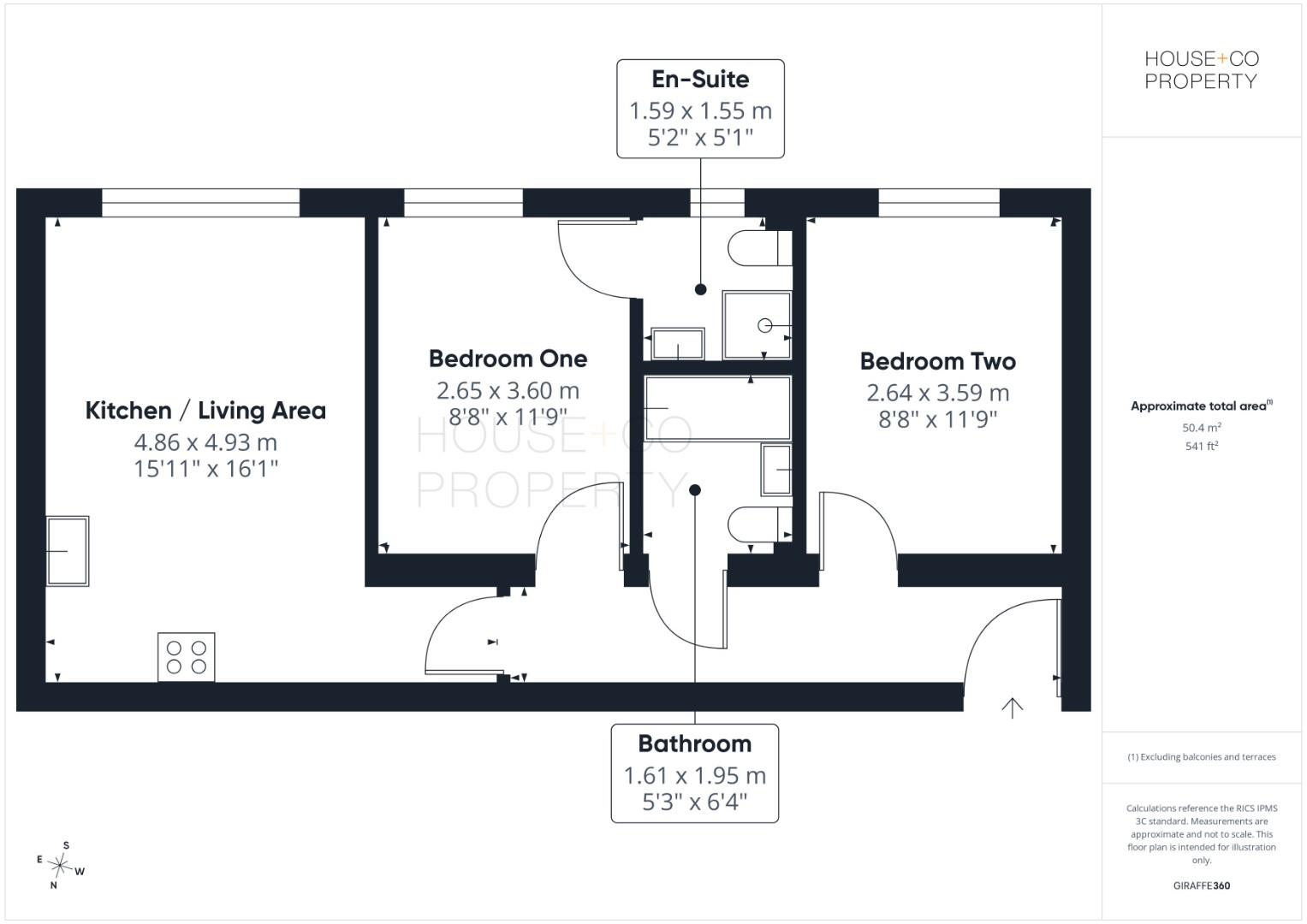 Flat 9 Hawthorn House, 345, Church Road, Bristol floorplan