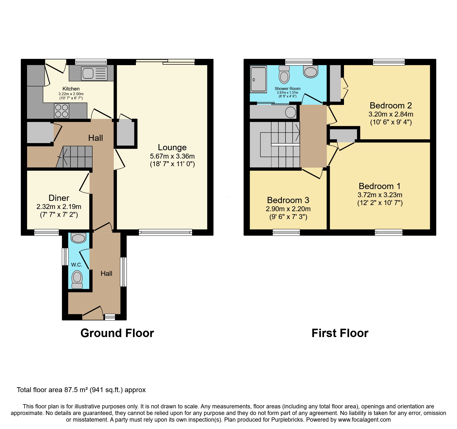 57, Kenneth Road, Basildon floorplan