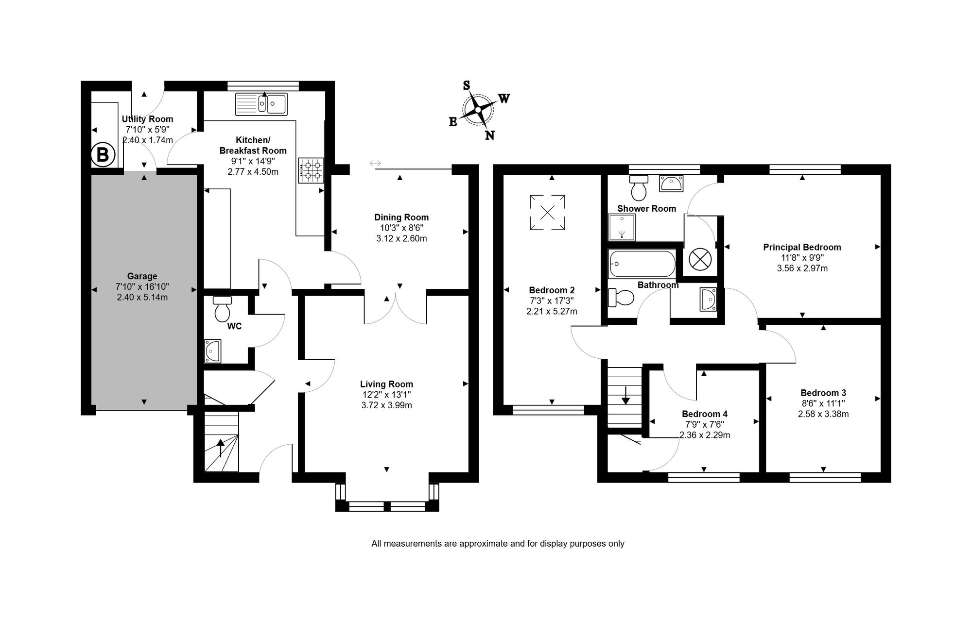 7 Pond Close, Huntingdon floorplan
