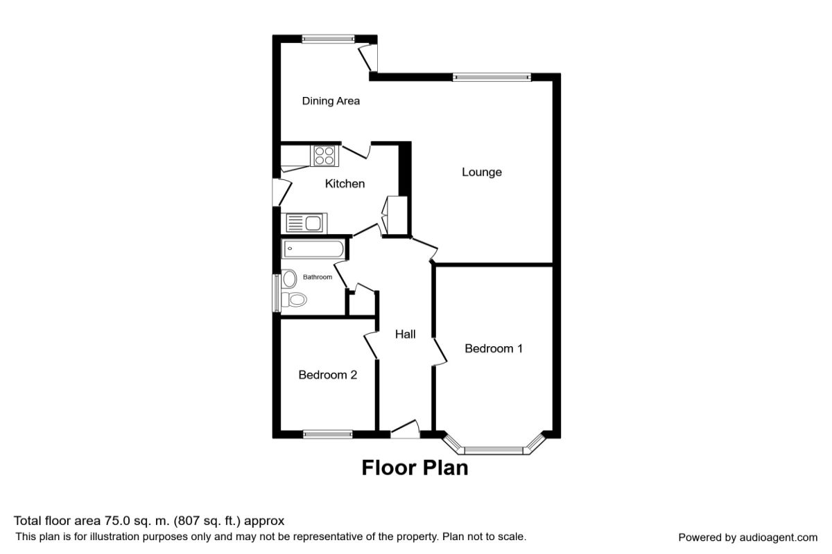 2 Bedrooms Bungalow for sale in Dene Walk, Longfield DA3