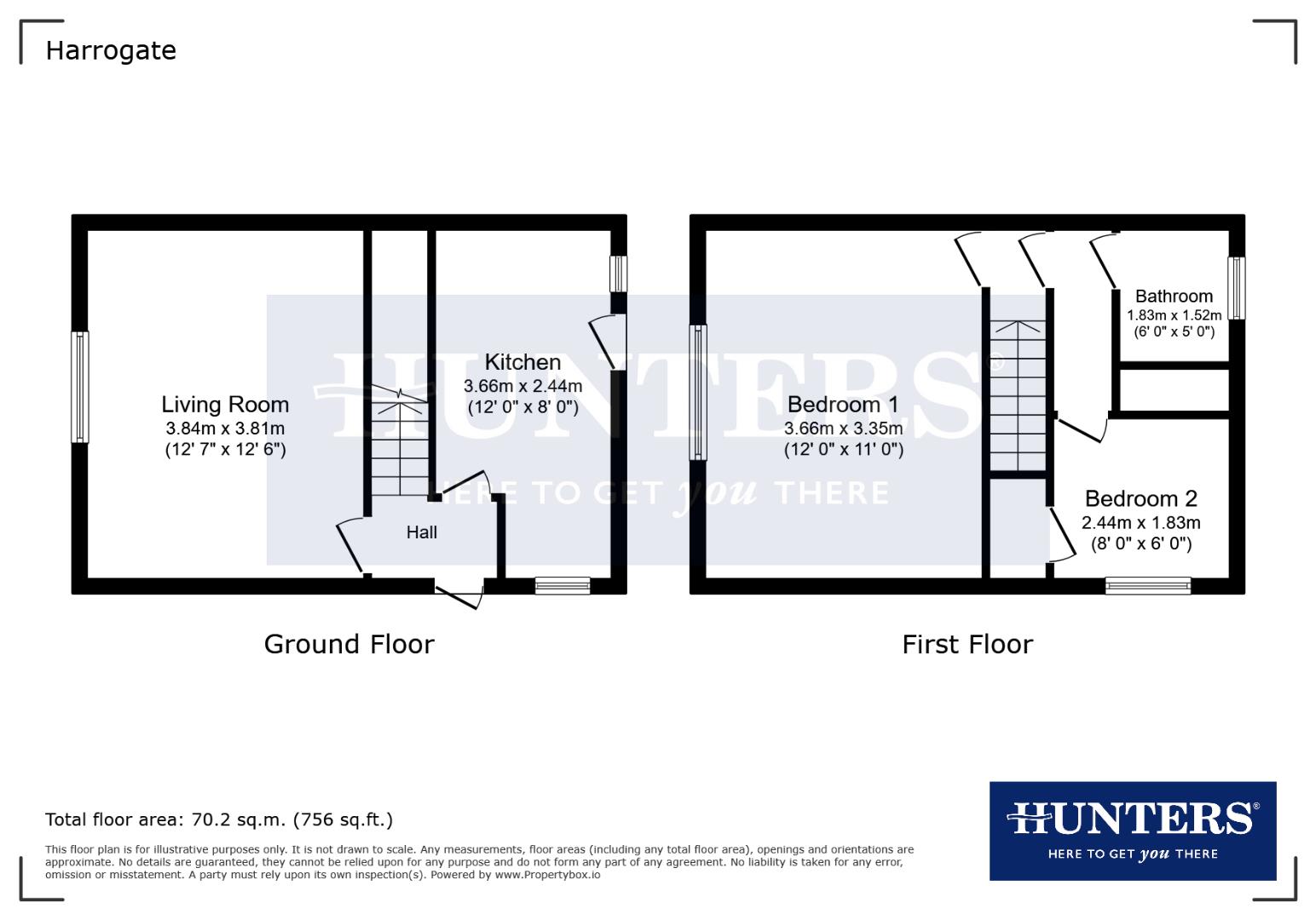 75, Stonefall Avenue, Harrogate floorplan