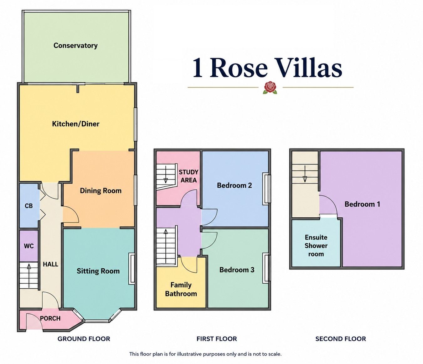 Rose Villas,1, Newbury Park, Ledbury floorplan