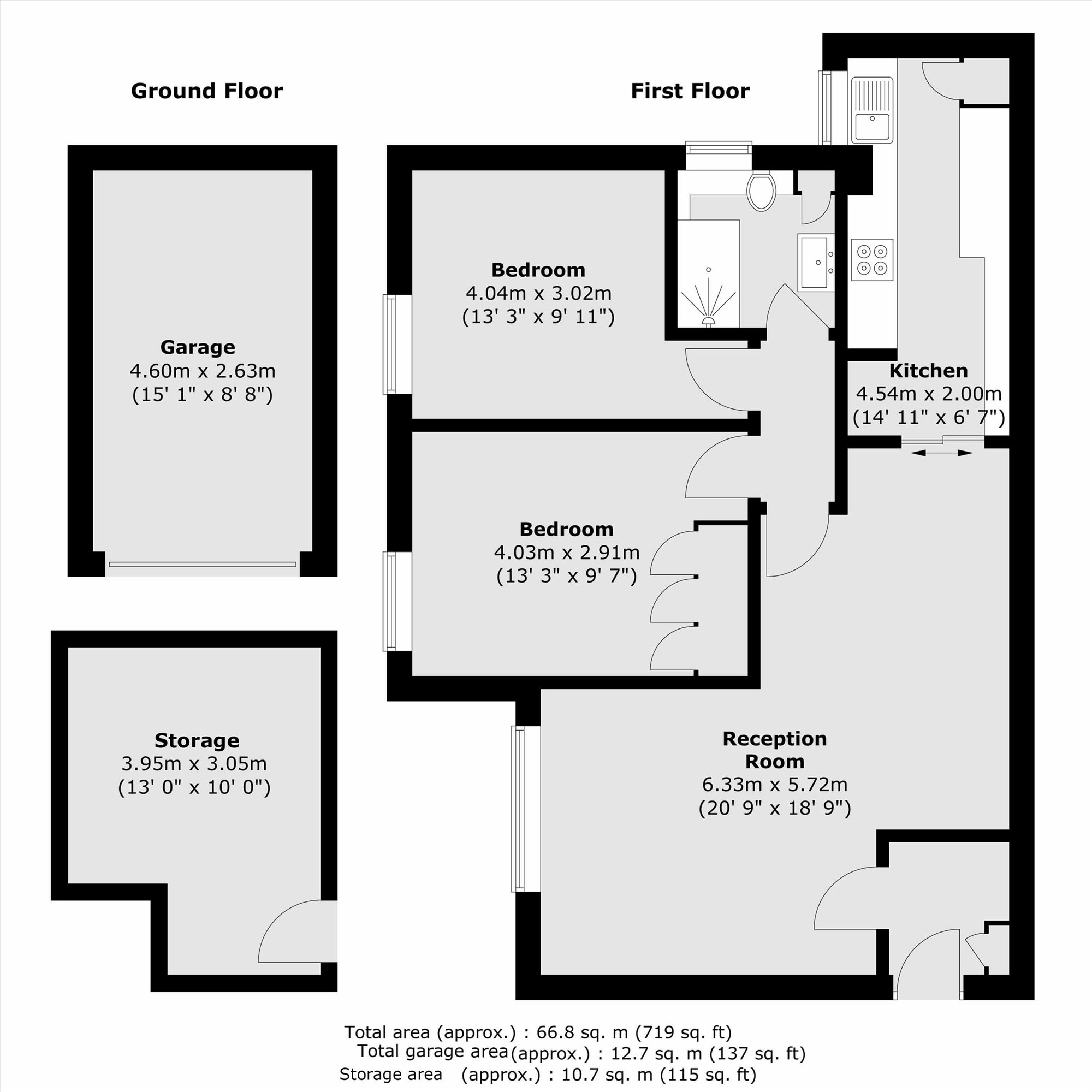 Flat 5, Greville Lodge, Avenue Road, London floorplan
