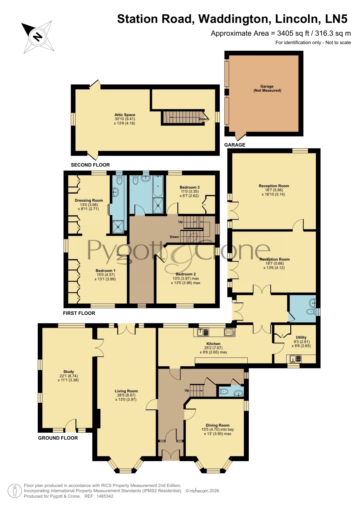 44, Station Road, Lincoln floorplan