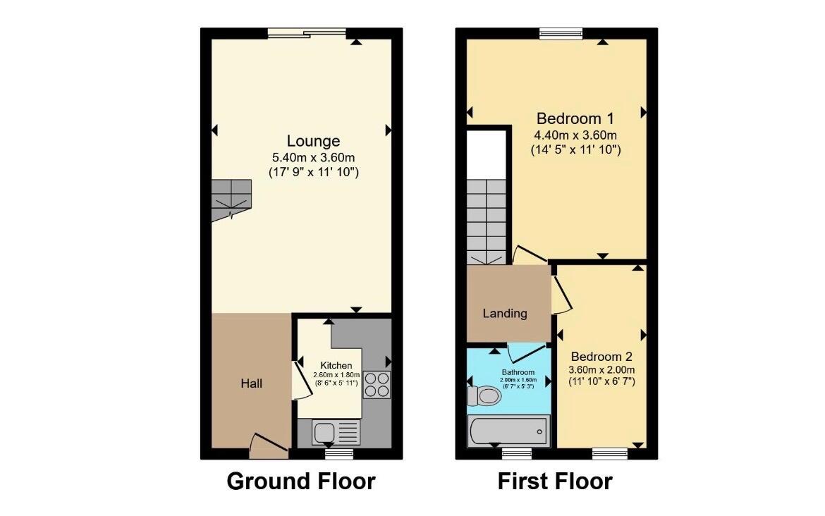 81, Swan Mead, Luton floorplan