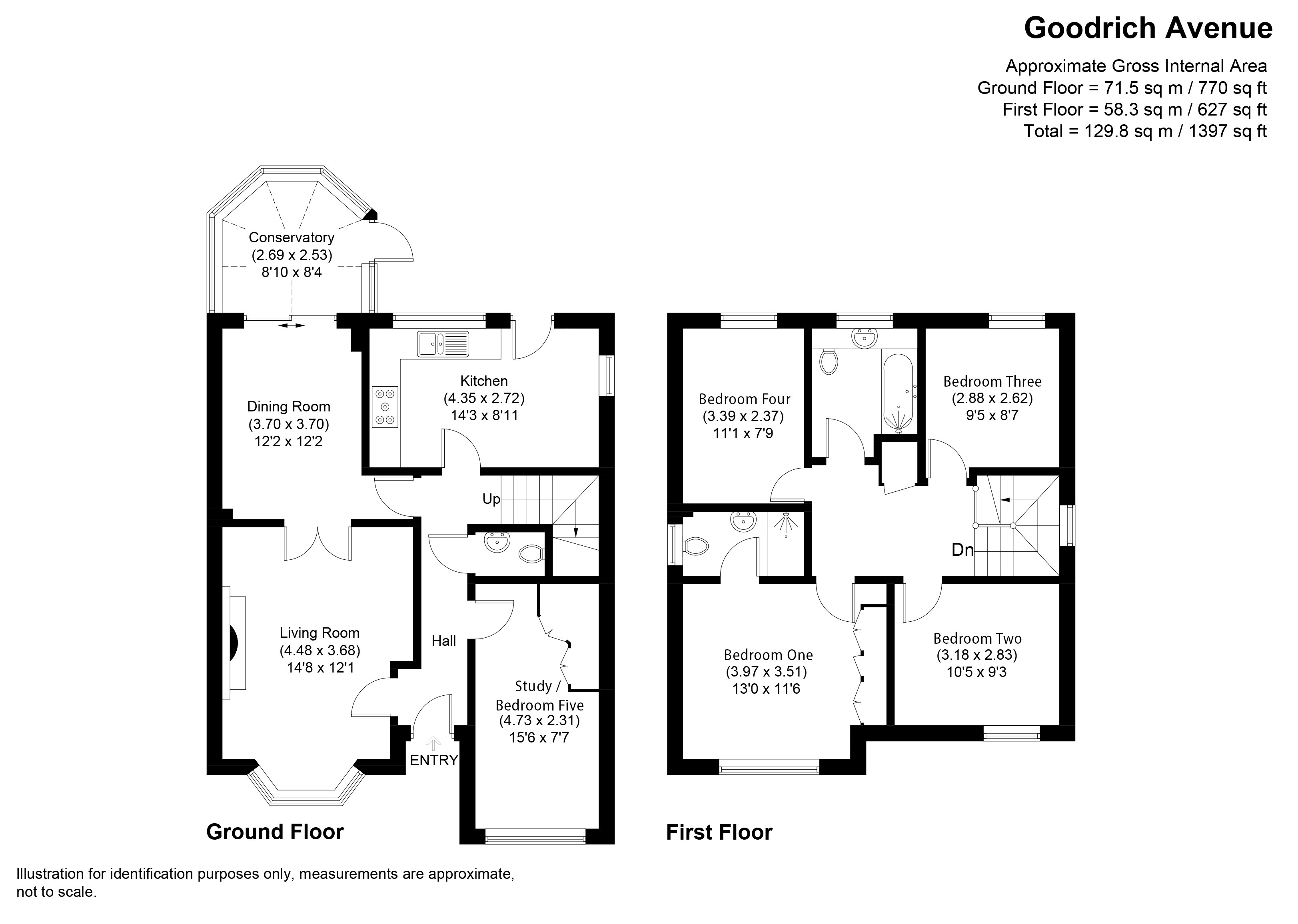 2, Goodrich Avenue, Worcester floorplan