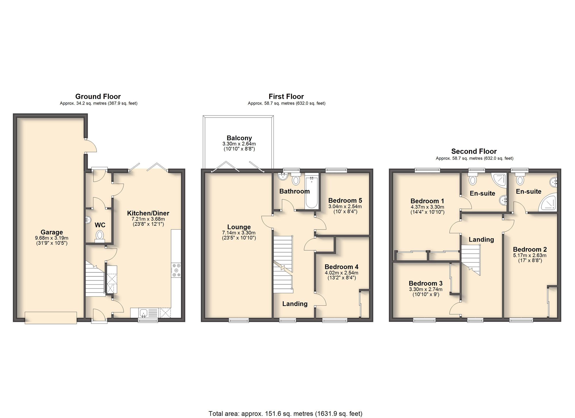 5 Hallamgate Road, Sheffield floorplan
