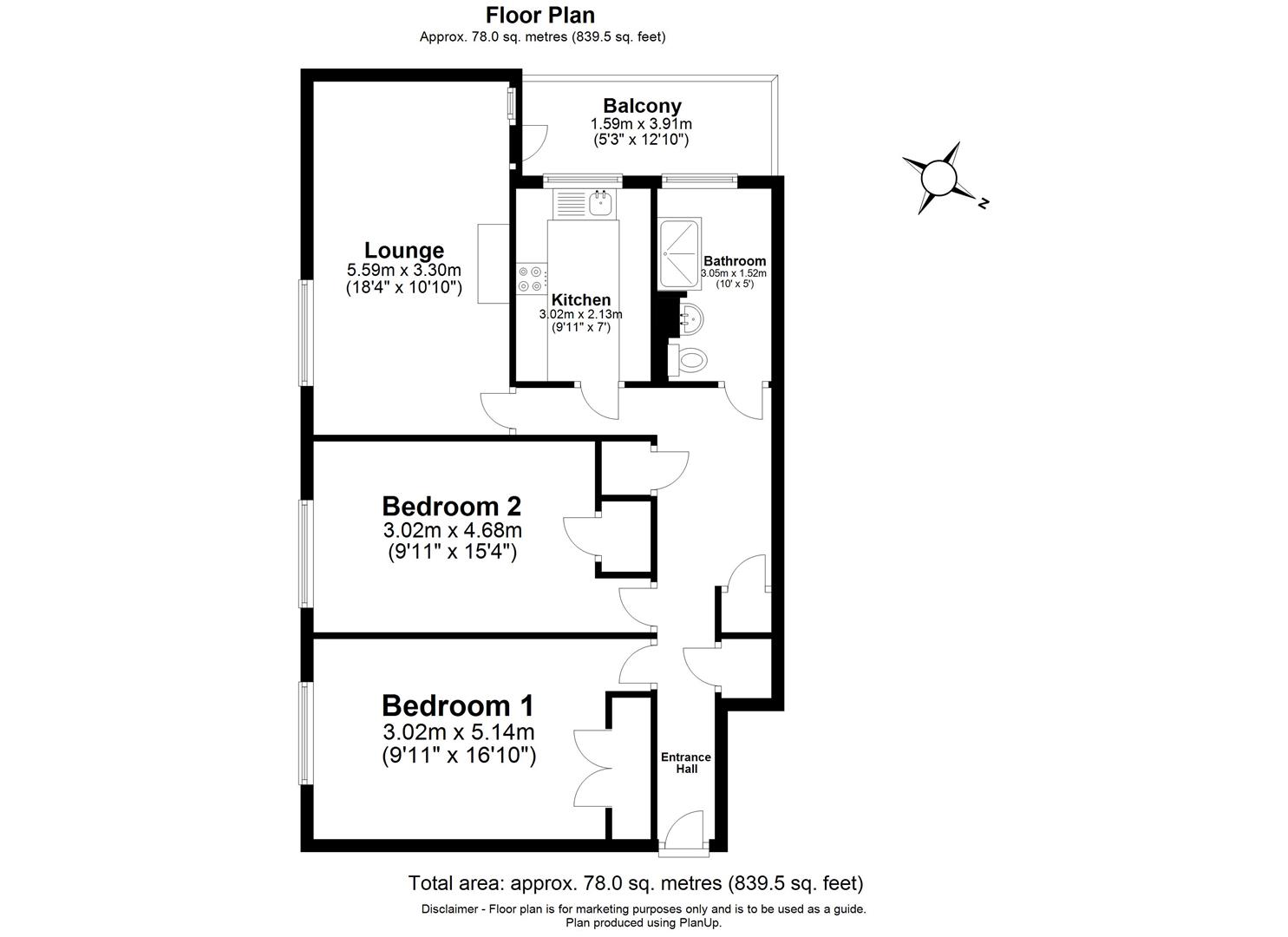 2 Bedrooms Flat for sale in Pelham Court, Hemel Hempstead HP2