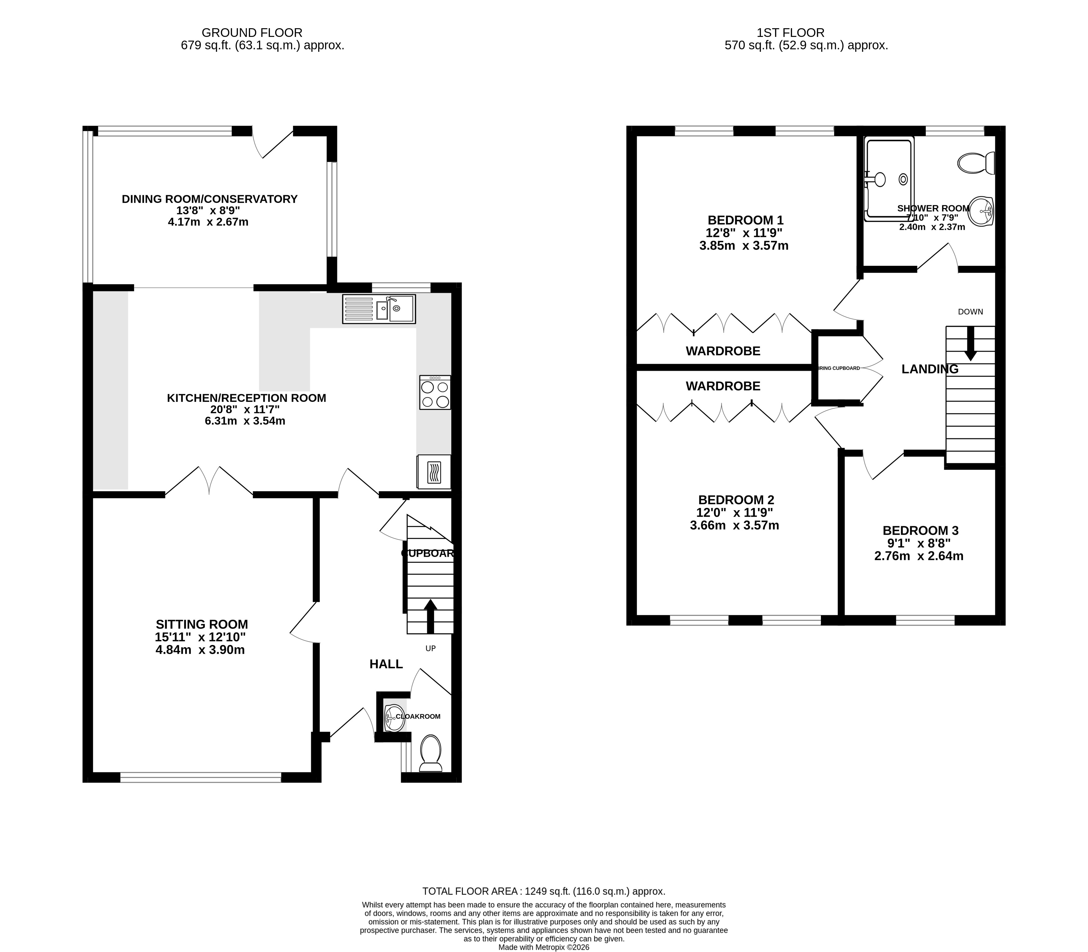 3, Paddock Gardens, Lymington floorplan