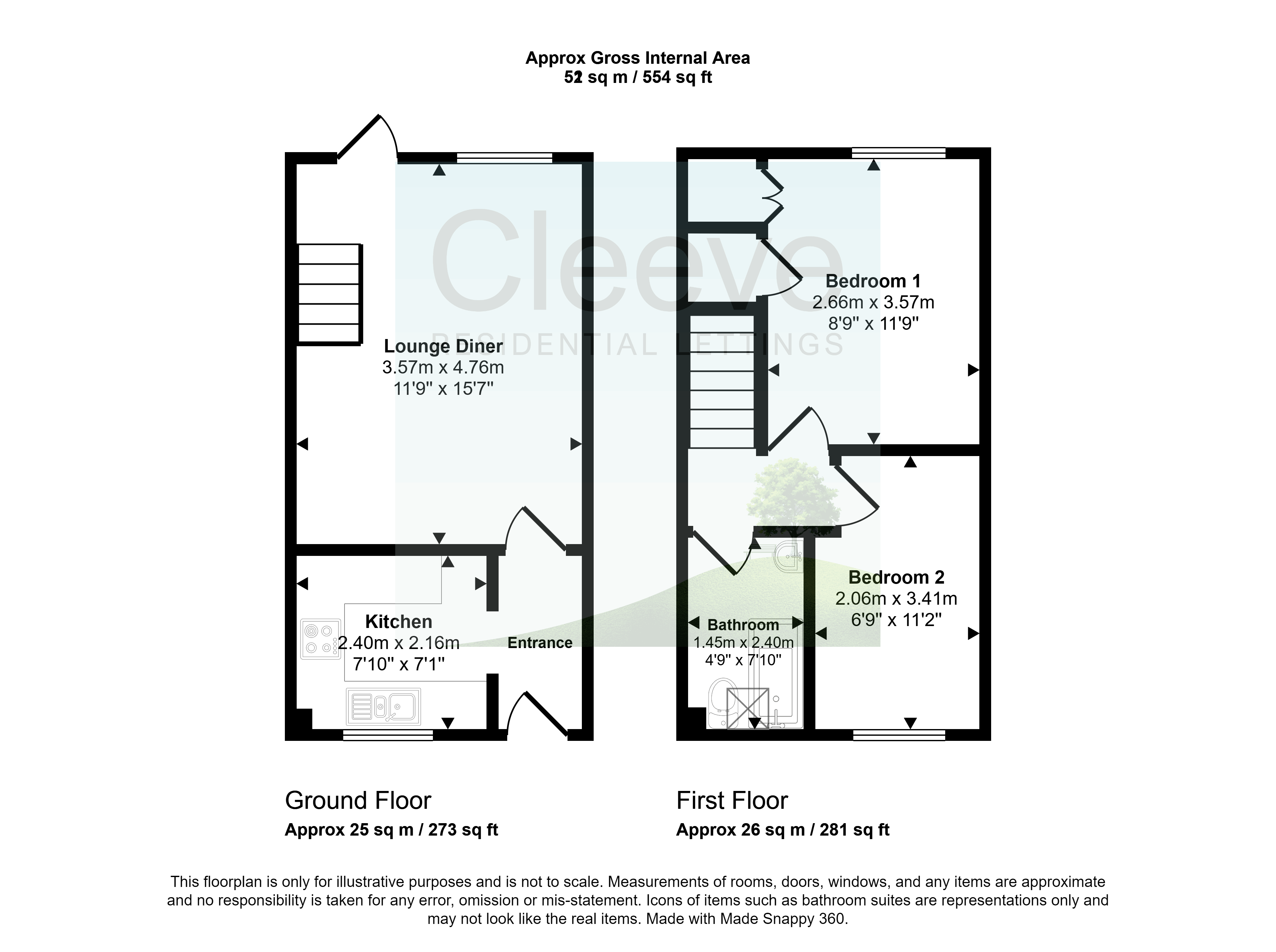 20, The Cornfields, Cheltenham floorplan