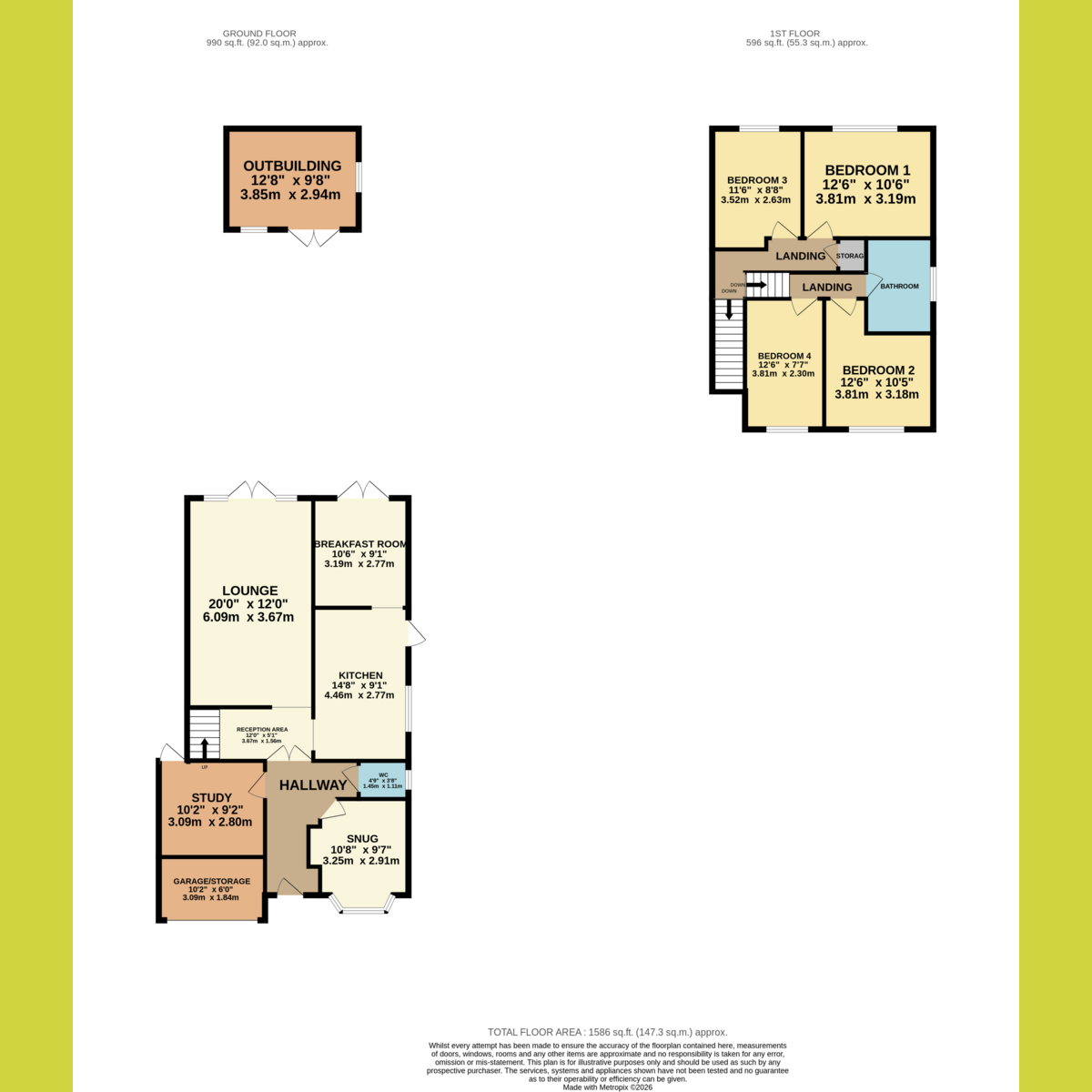 7, The Westerings, Hockley floorplan