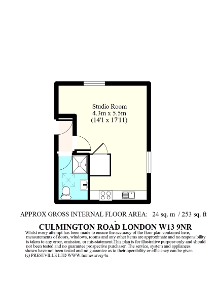 0 Bedrooms Studio to rent in Culmington Road, London, Greater London. W13