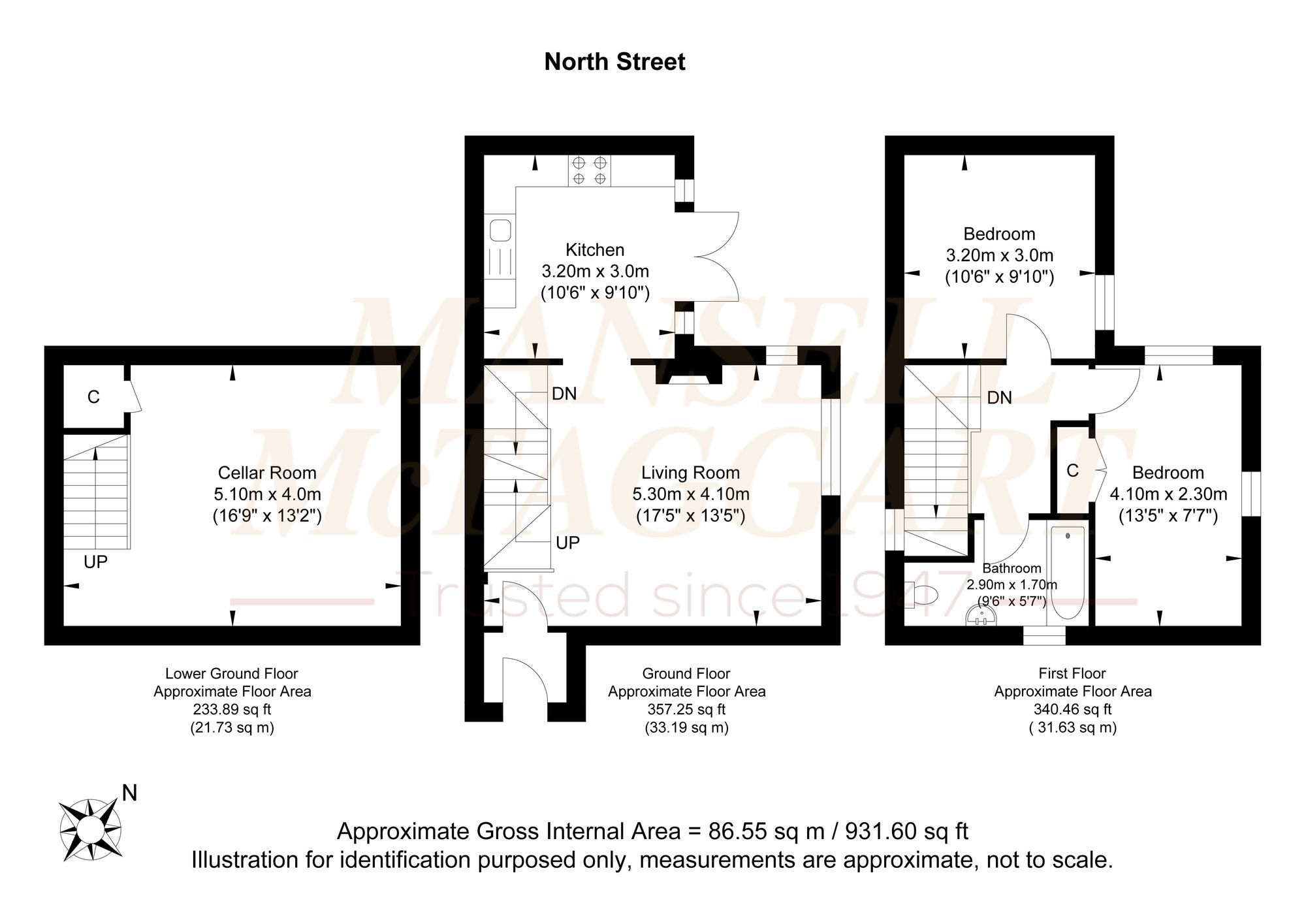 The Old Cottage North Street, Pulborough floorplan
