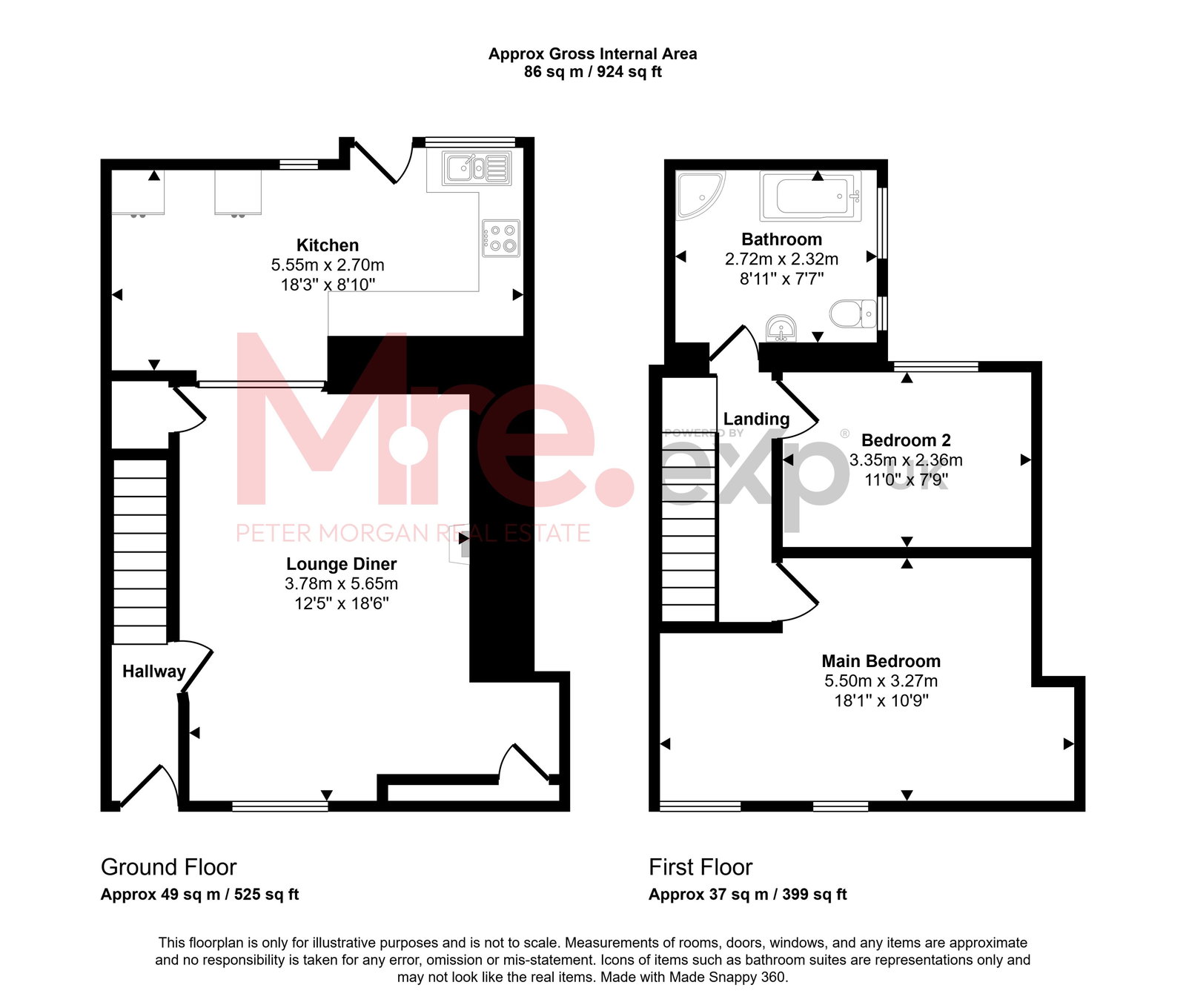 2, Waterfall Road, Neath floorplan