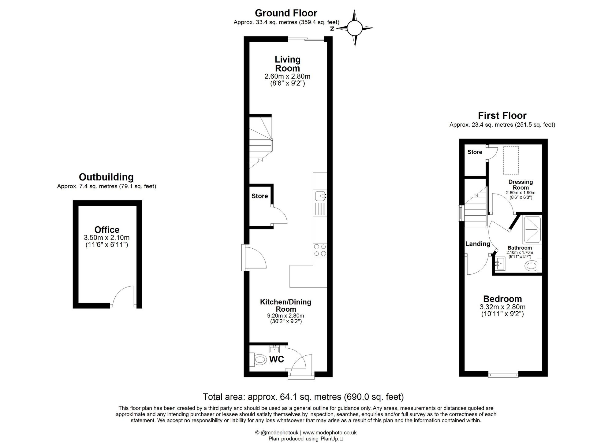 6 Foundry Terrace Cooks Way, Hitchin floorplan