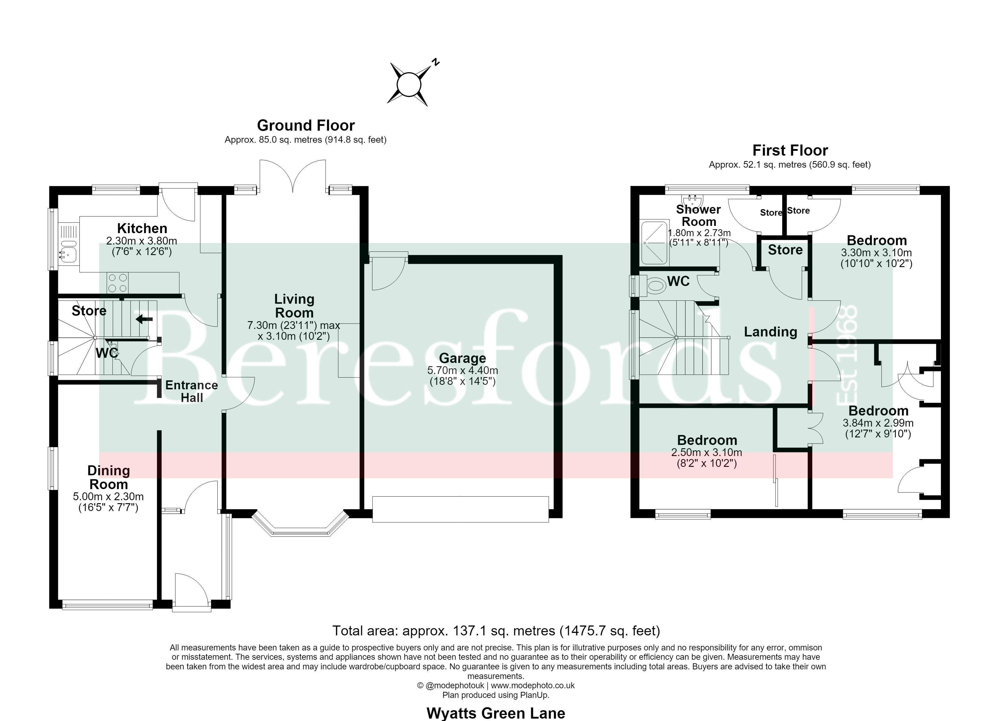 Caranna,, Wyatts Green Lane, Brentwood floorplan