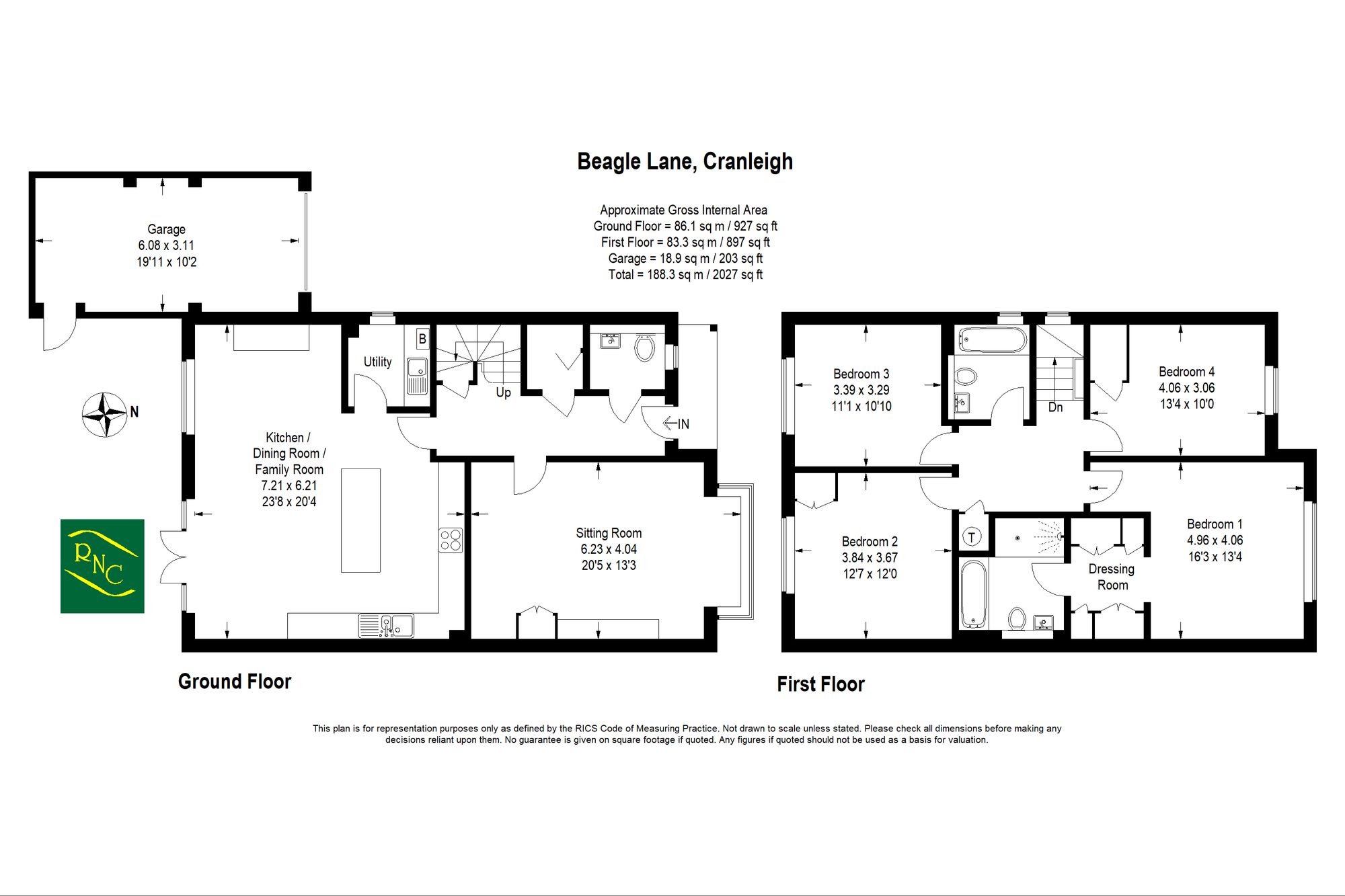 4 Beagle Lane, Cranleigh floorplan