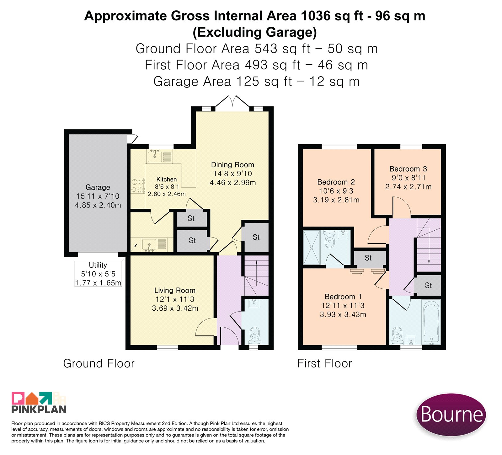 Vernon Drive, Farnham floorplan