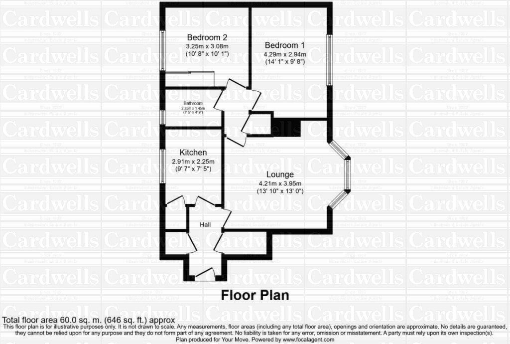 34, Spa Road, Manchester floorplan