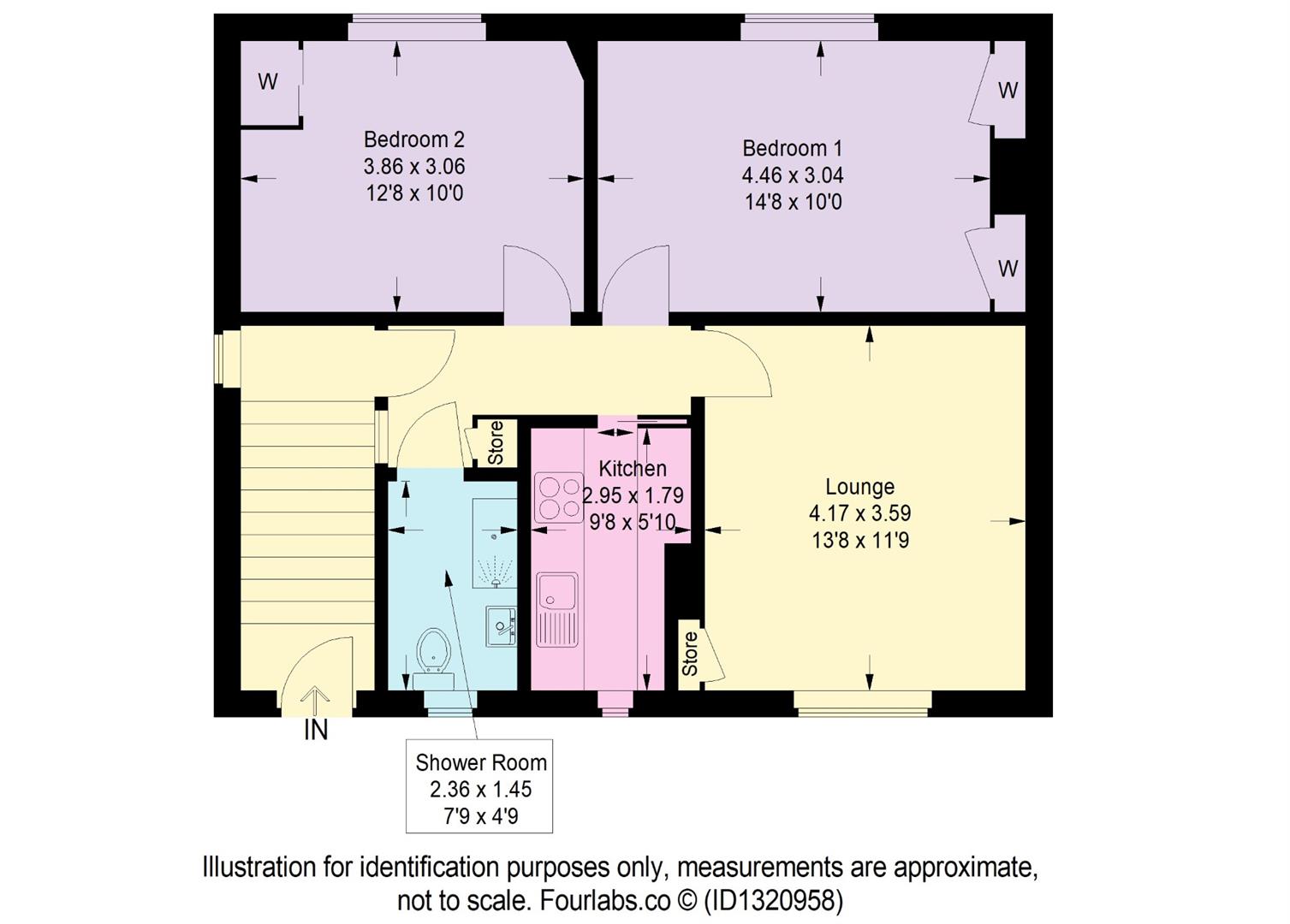 93, Craigie Avenue, Dundee floorplan