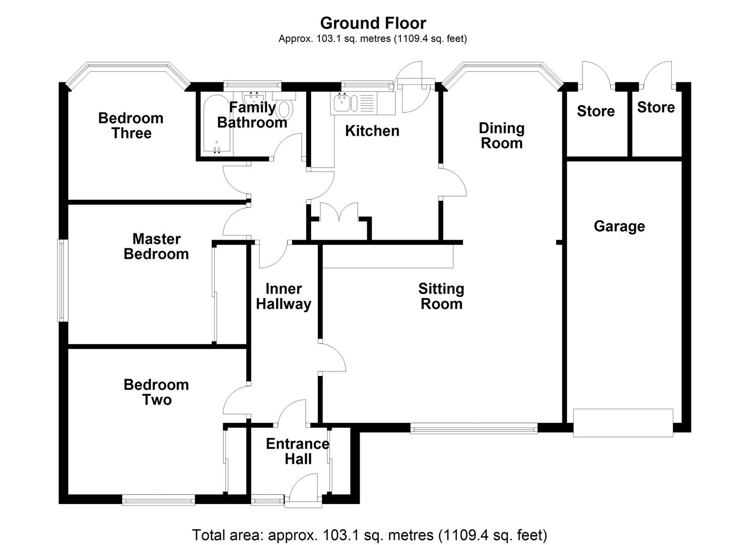 3 Bedrooms Detached bungalow for sale in Sutton Lane, Sutton, Retford DN22