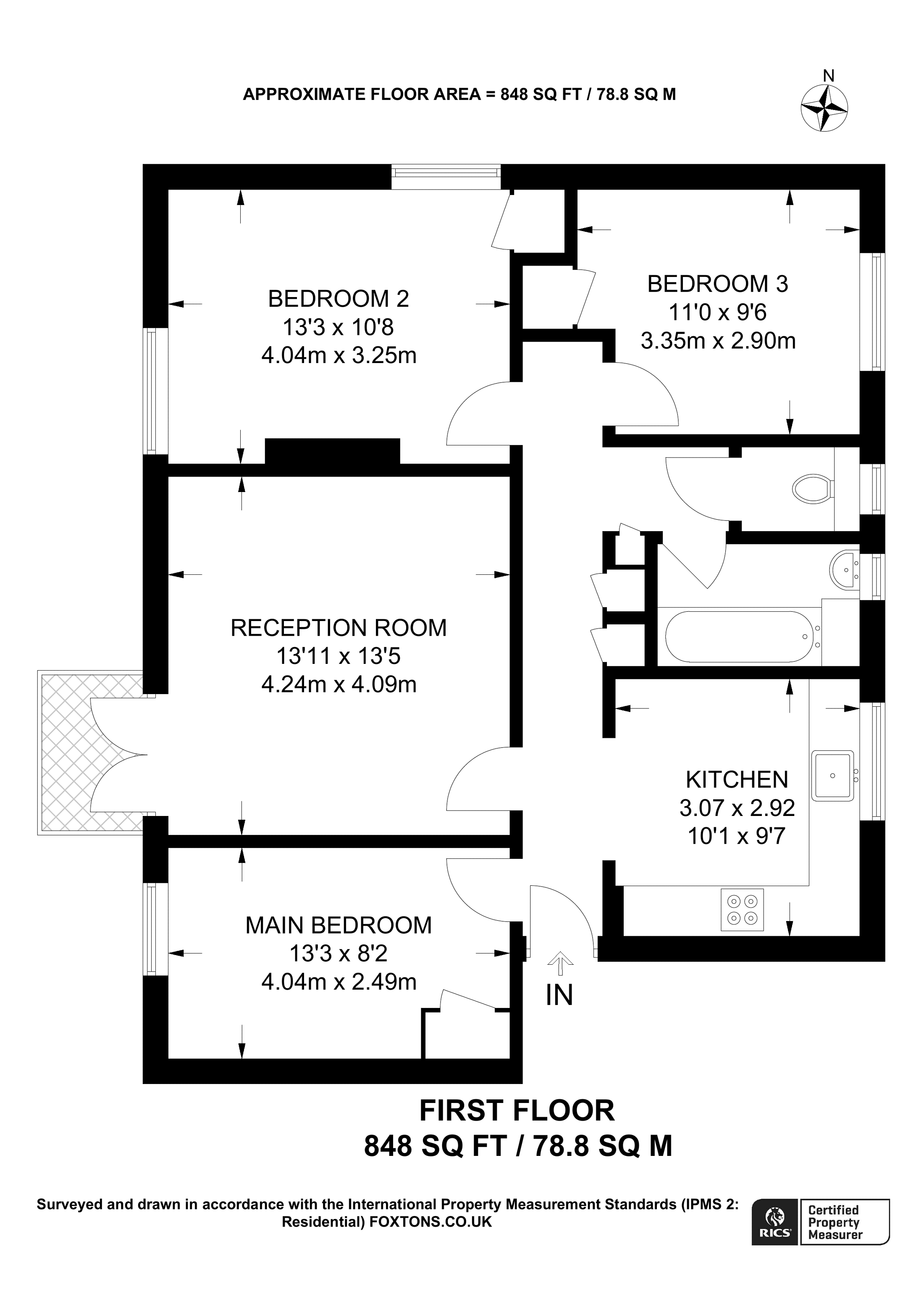 Clandon House, Kingston Hill, Kingston Upon Thames KT2, 3 bedroom flat for sale 63474260