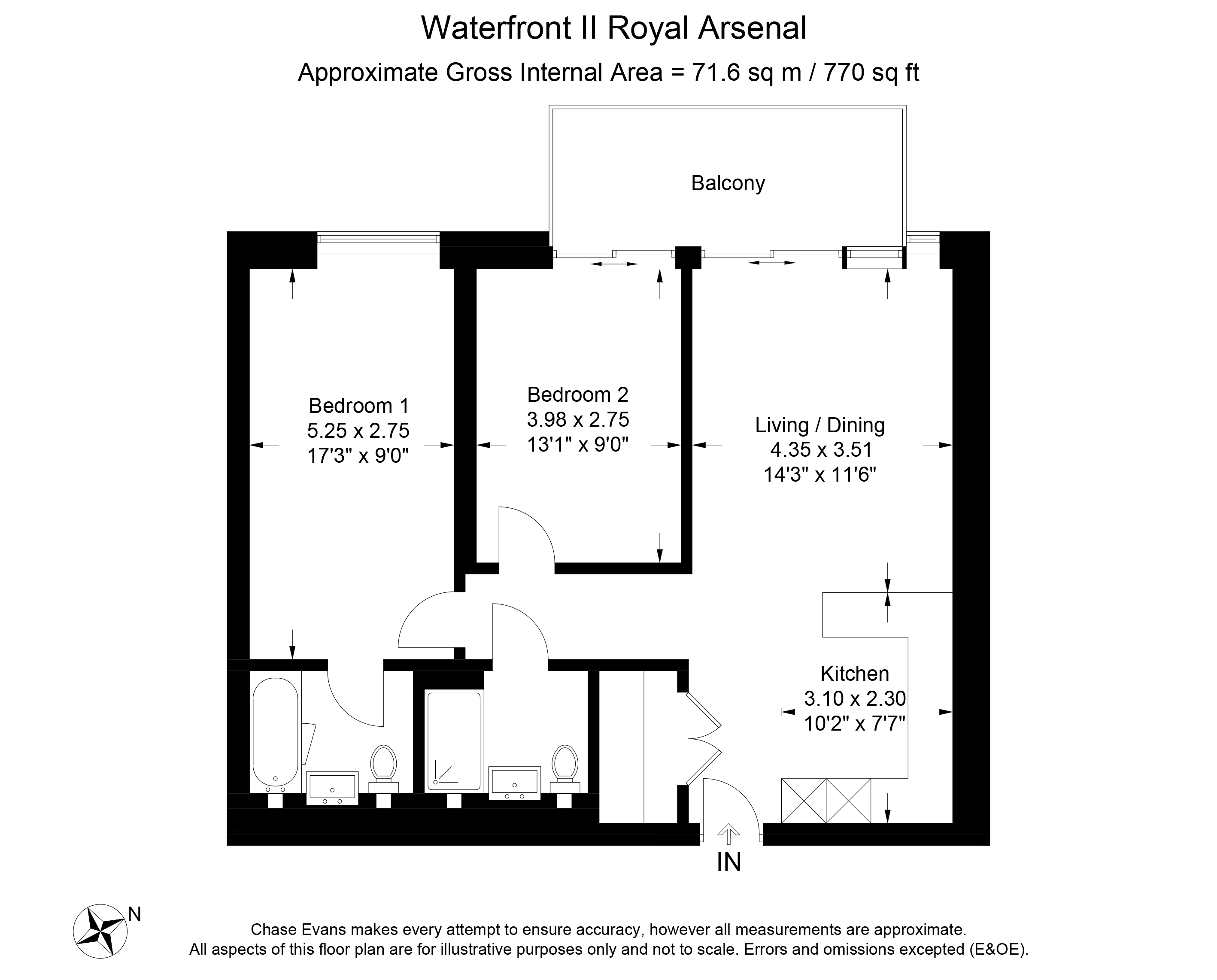 2 Bedrooms Flat to rent in Deveraux House, Royal Arsenal Riverside, Woolwich SE18