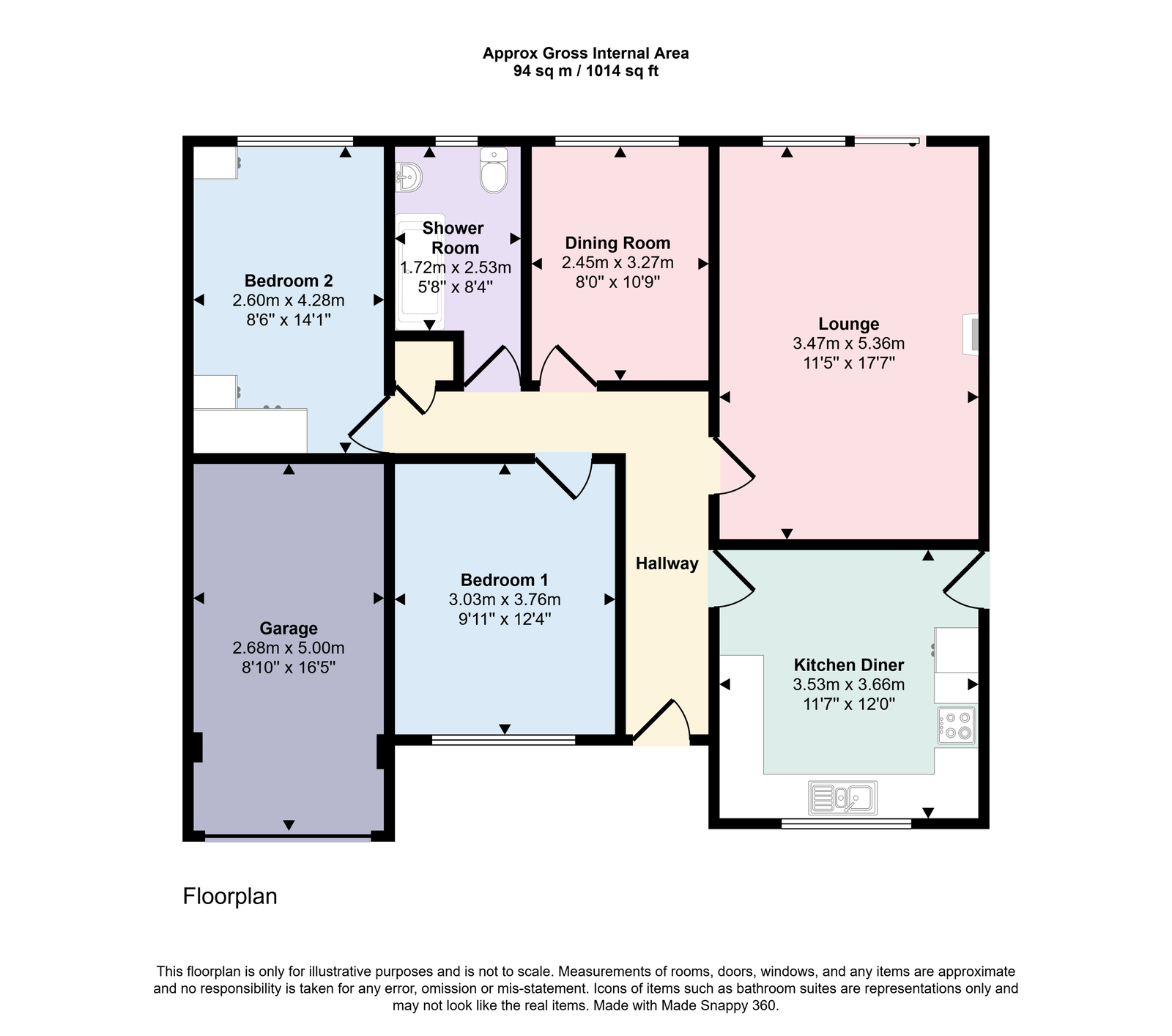 Beech Grove, Workington floorplan