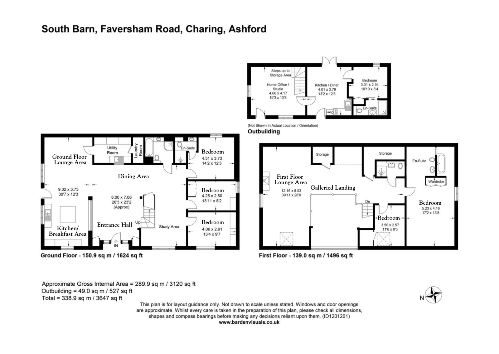 South Barn, Faversham Road, Ashford floorplan
