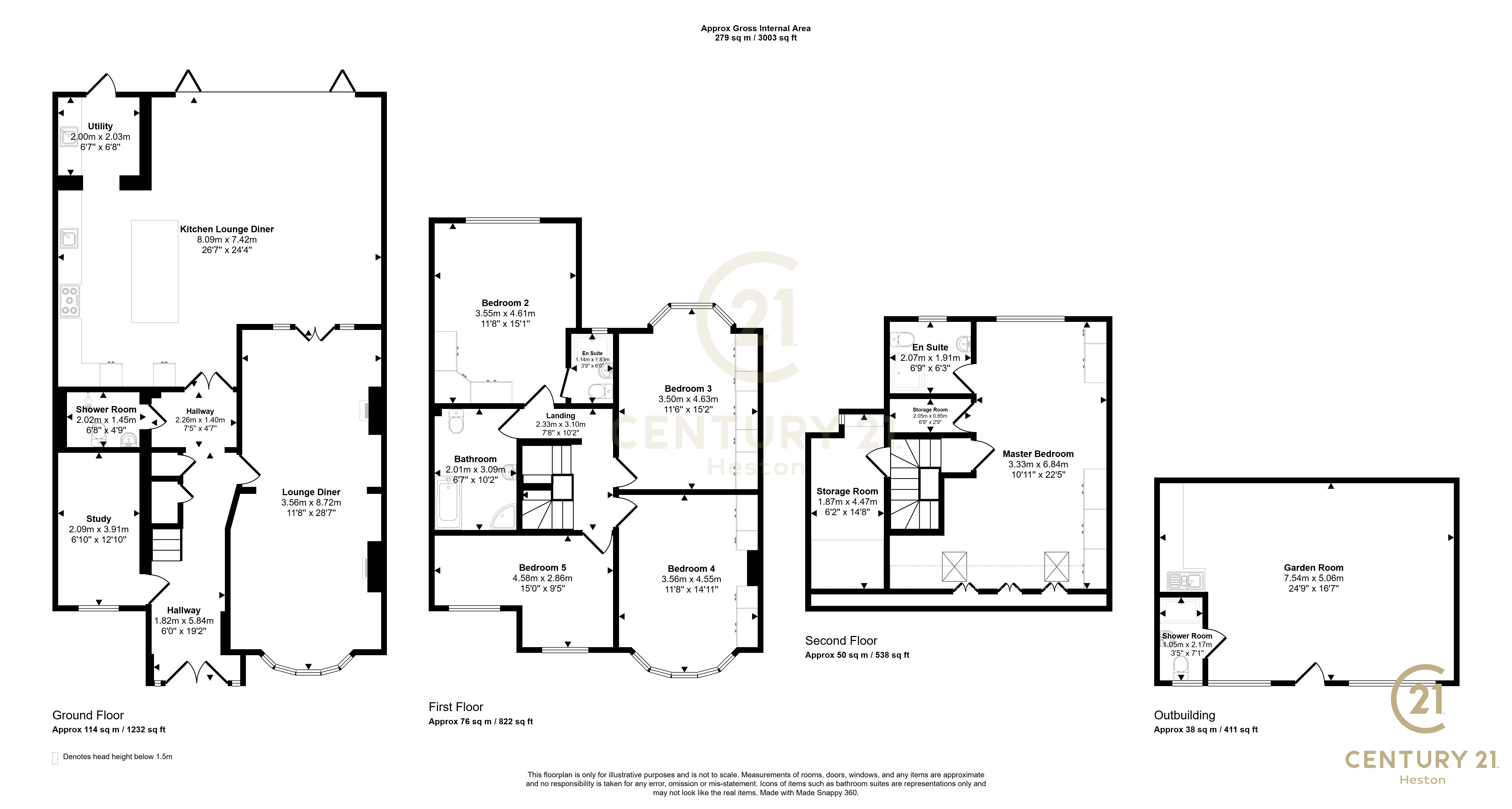 50, Burns Way, HOUNSLOW floorplan