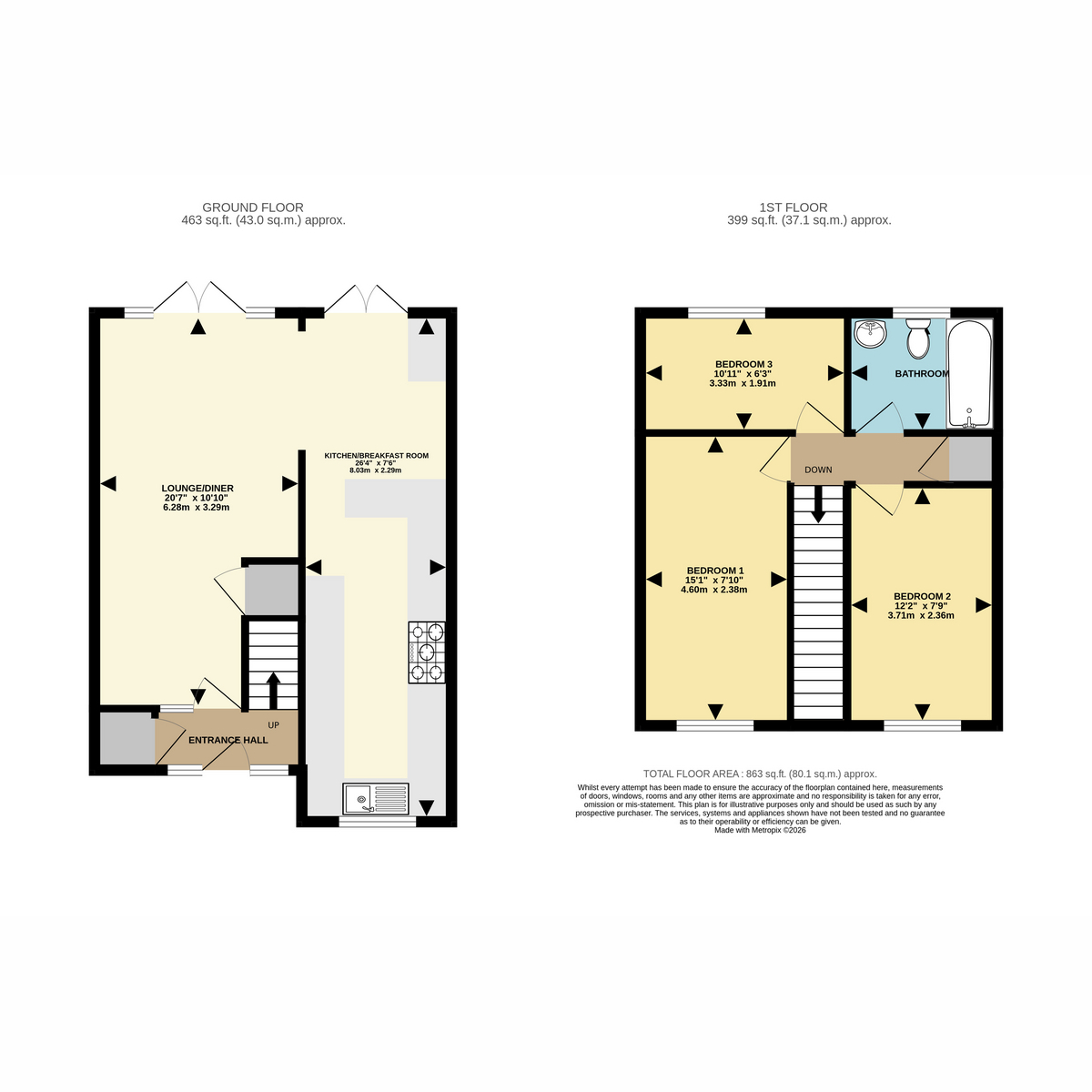 Viscount Walk, Bournemouth floorplan