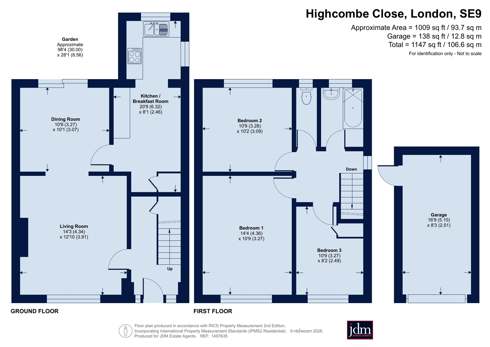 26, Highcombe Close, London floorplan