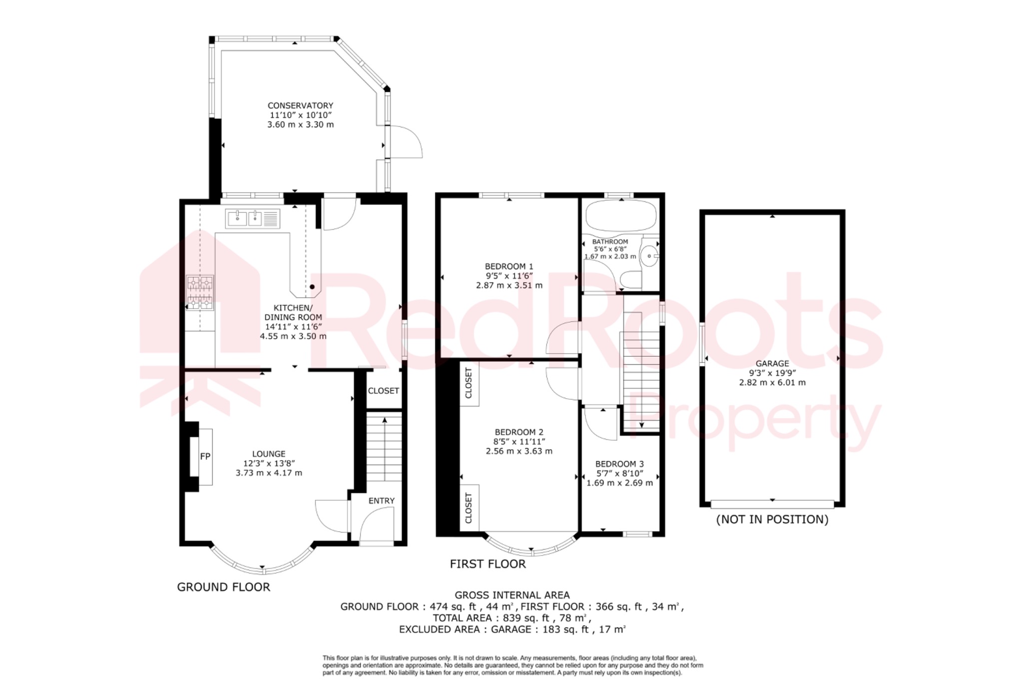 87 Ingleborough Drive, Doncaster, South Yorkshire floorplan