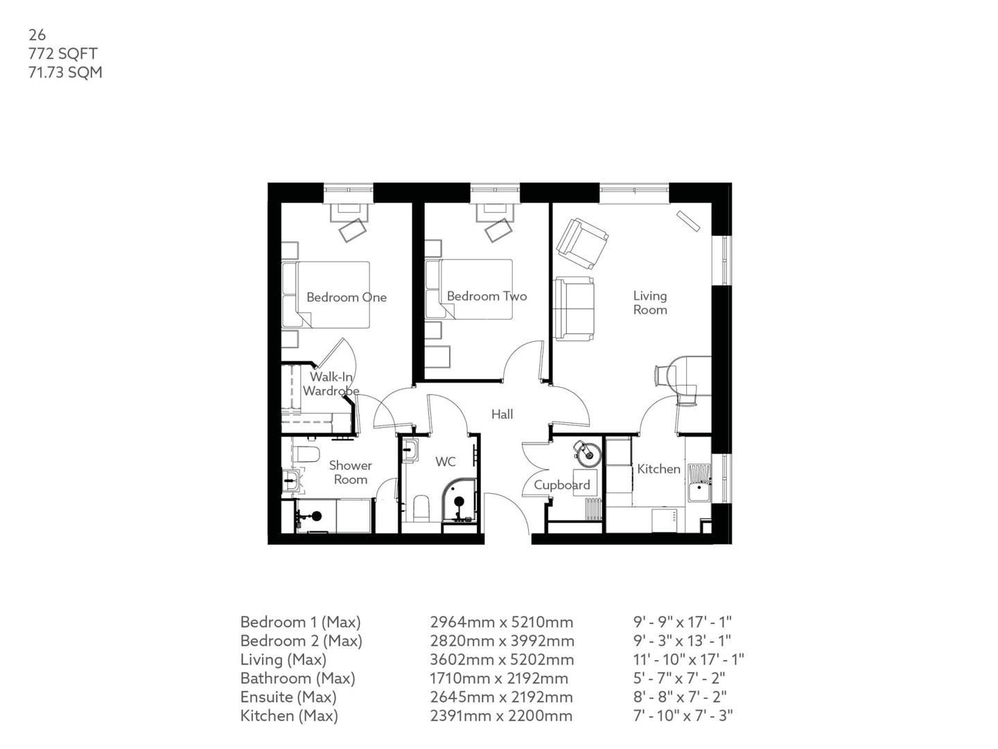5435, Stanley Gardens, Kepple Lane, Preston floorplan