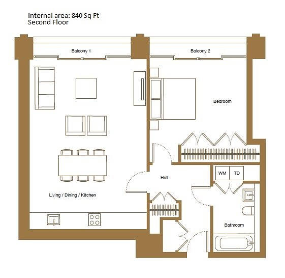 1 Bedrooms Flat to rent in Victoria Street, London SW1H