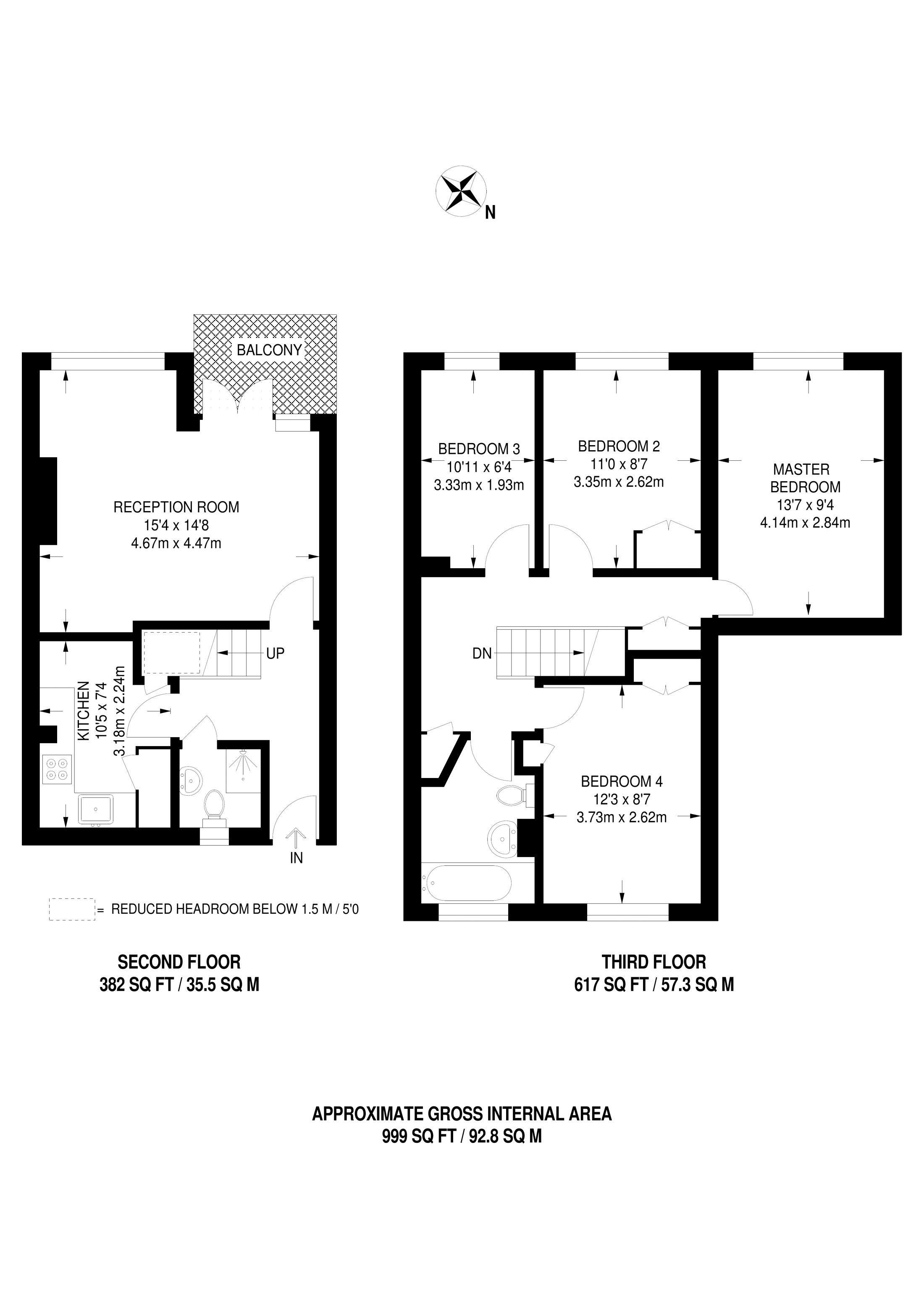 4 Bedrooms Flat to rent in Tildesley Road, Putney Heath SW15