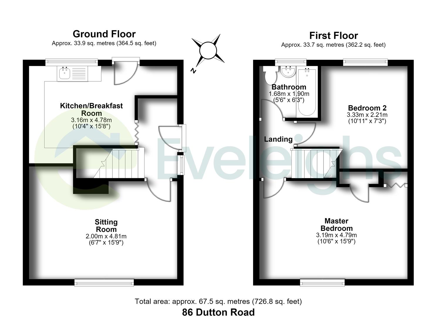 86, Dutton Road, Bristol floorplan