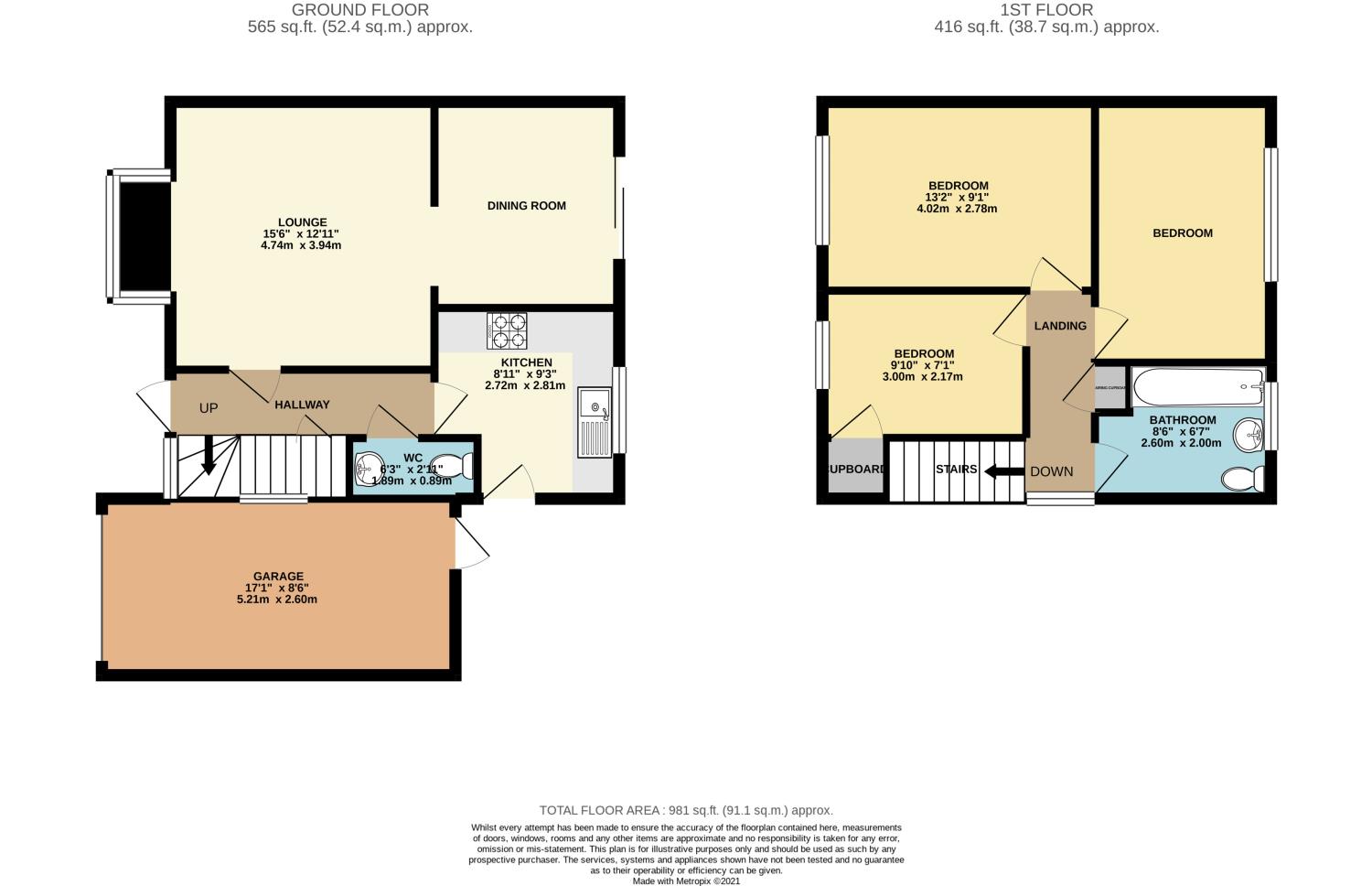 101, Bradvue Crescent, Milton Keynes floorplan