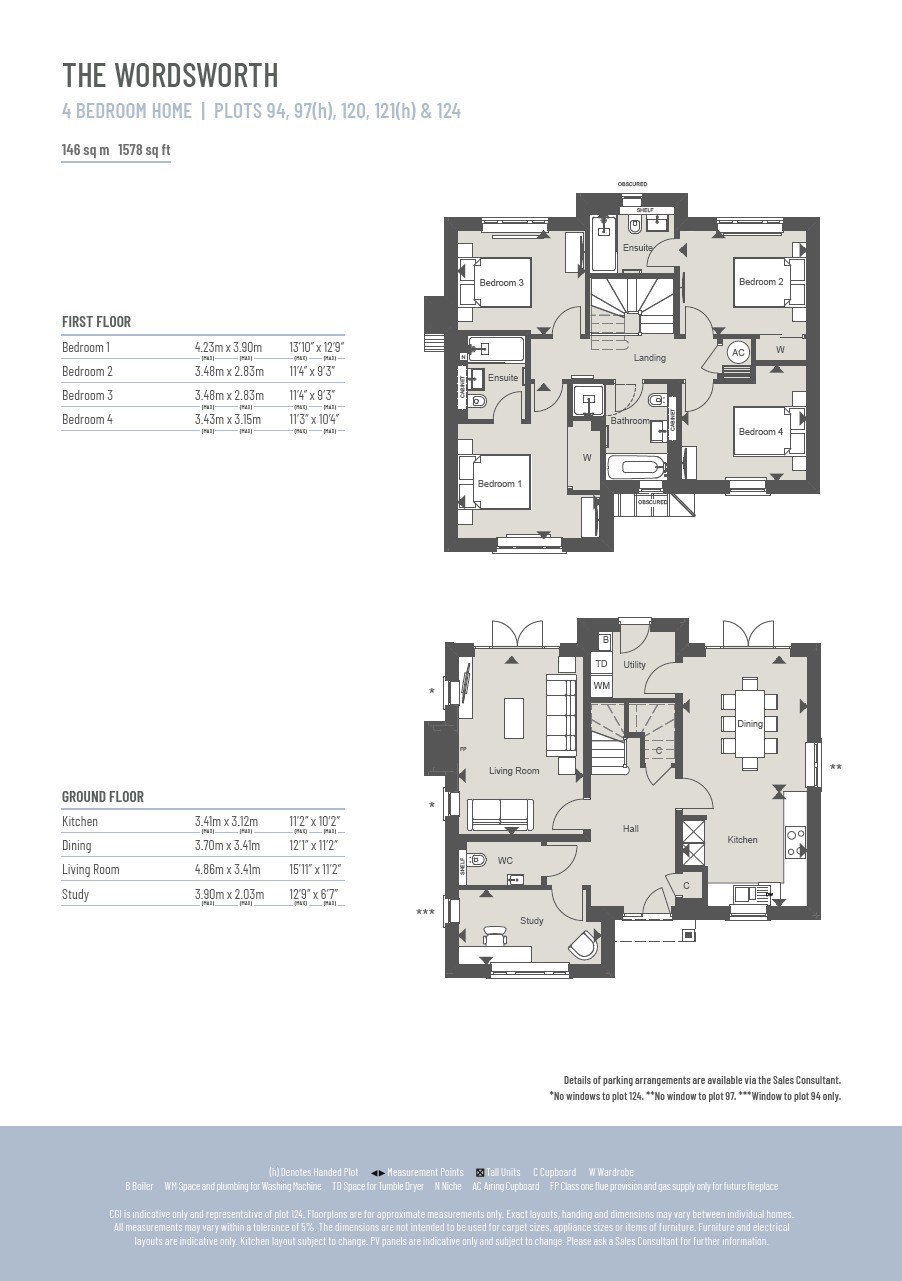Plot 121,, The Wordsworth, Winterbrook Meadows, Wallingford floorplan
