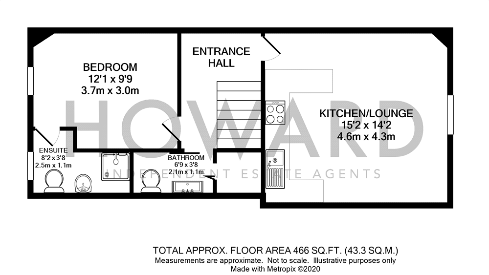 Alma Road, Bristol floorplan
