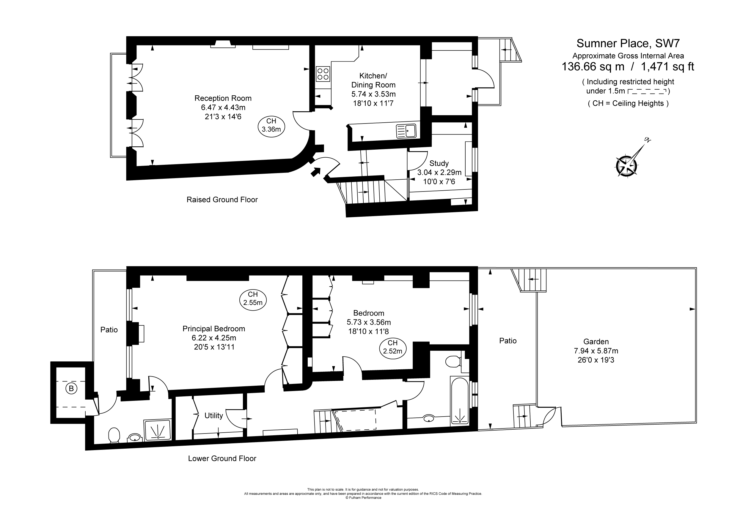 Sumner Place, The Bromptons SW7, 3 bedroom flat for sale 66933791