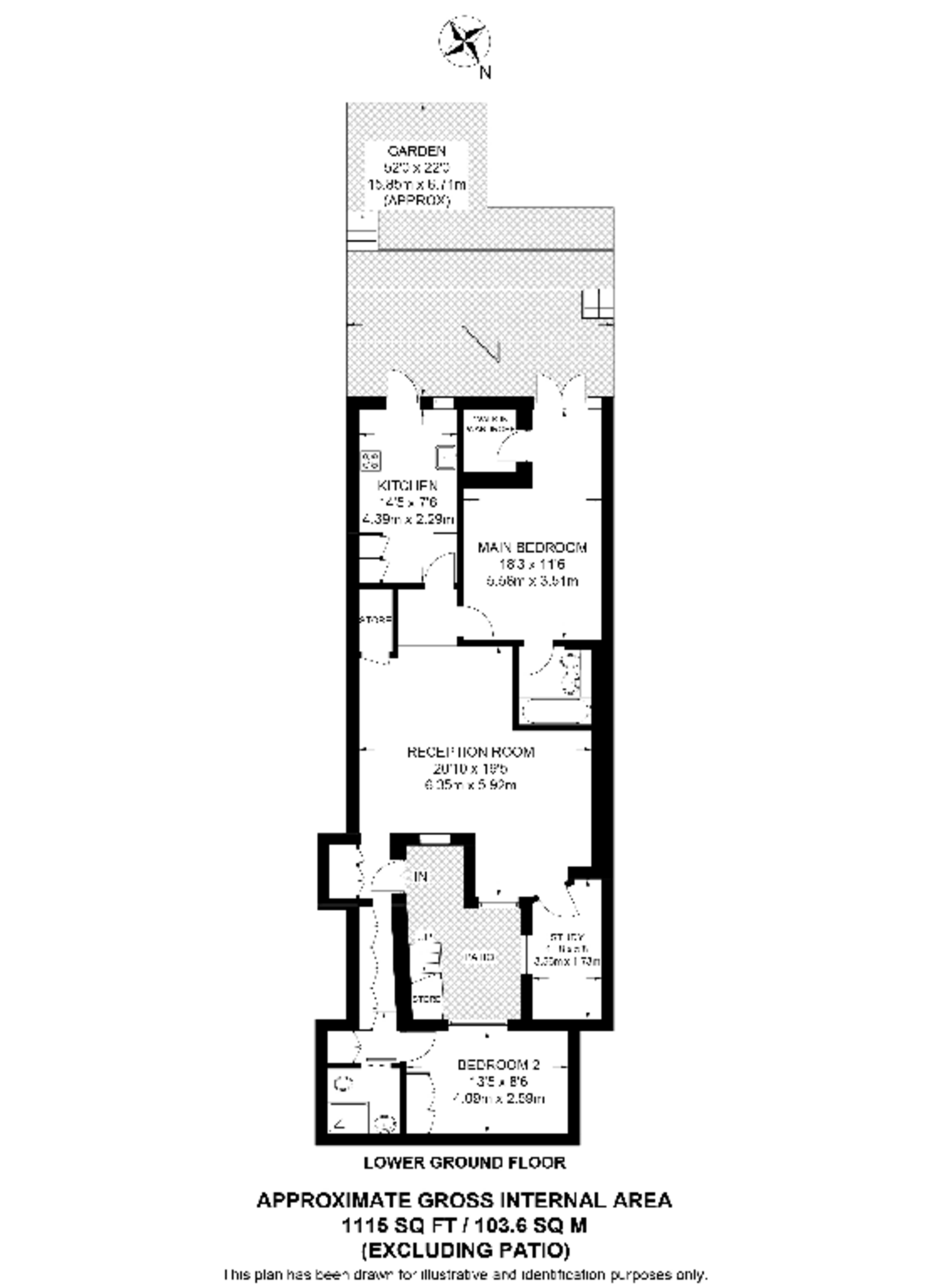 Penywern Road, Earls Court floorplan