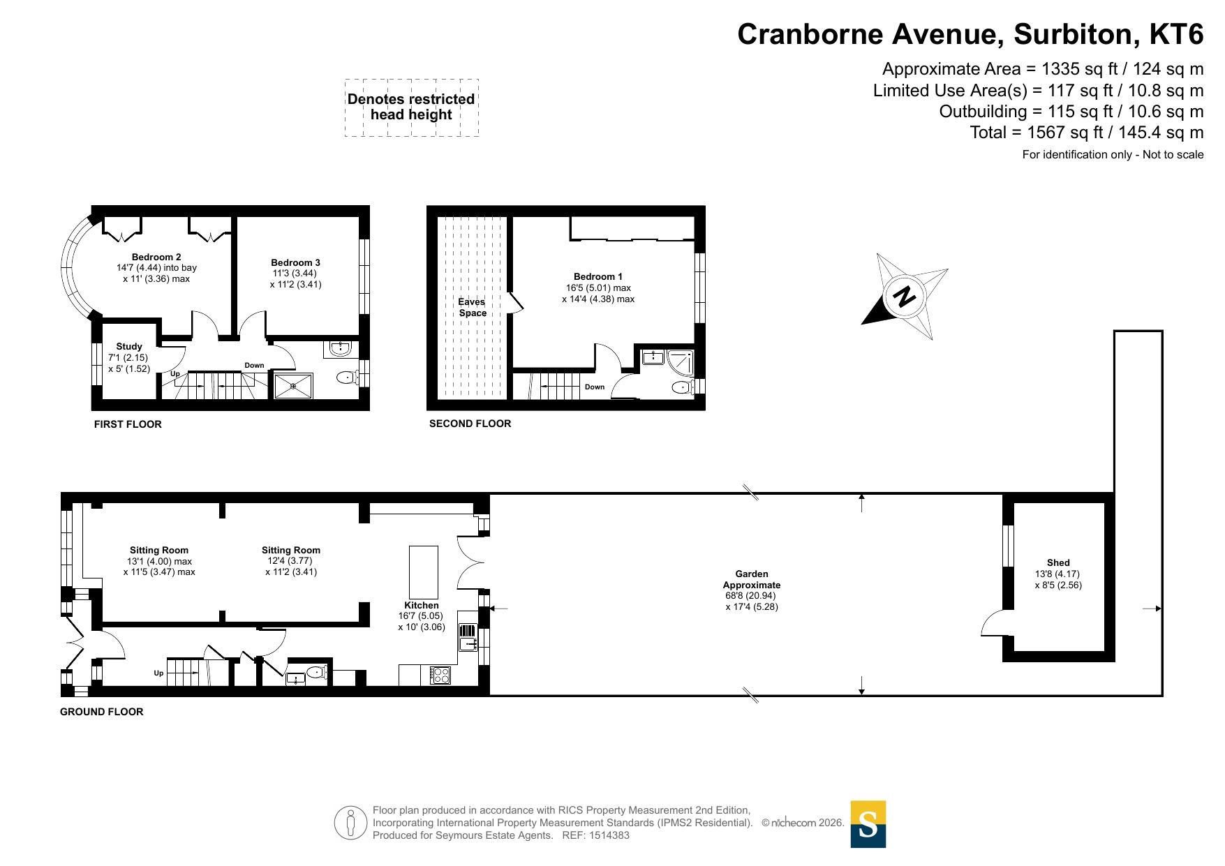 69, Cranborne Avenue, Surbiton floorplan