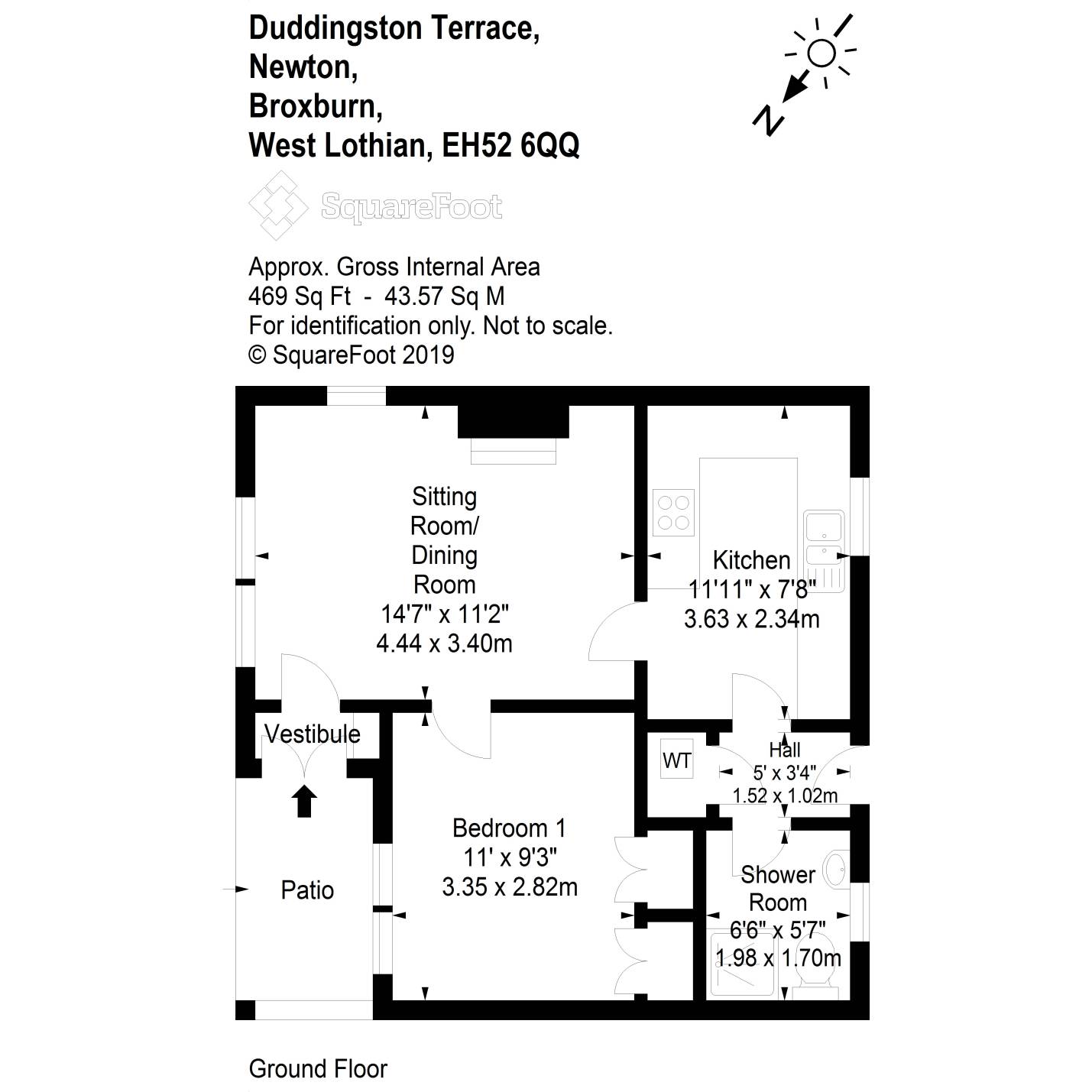 1 Bedrooms Semi-detached bungalow for sale in 4 Duddingston Terrace, Newton EH52