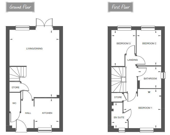 3 Bedrooms Semi-detached house to rent in Windsor Way, Measham, Swadlincote DE12