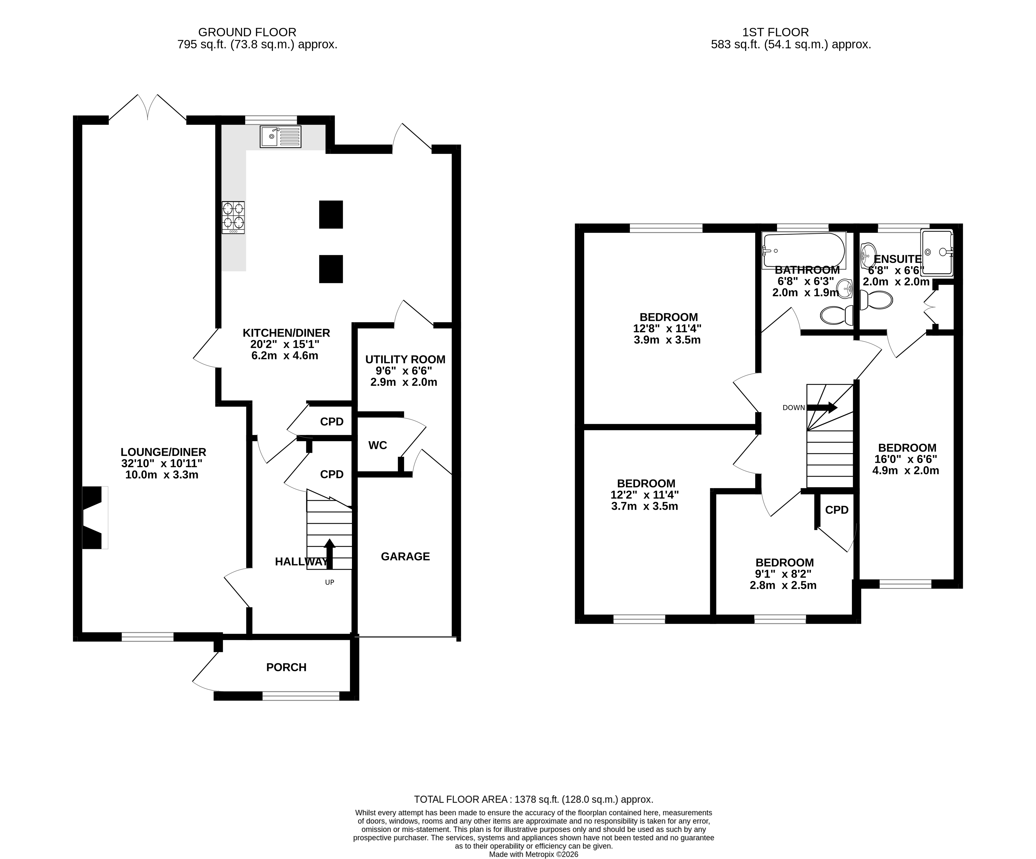 19, Queensfield, Swindon floorplan