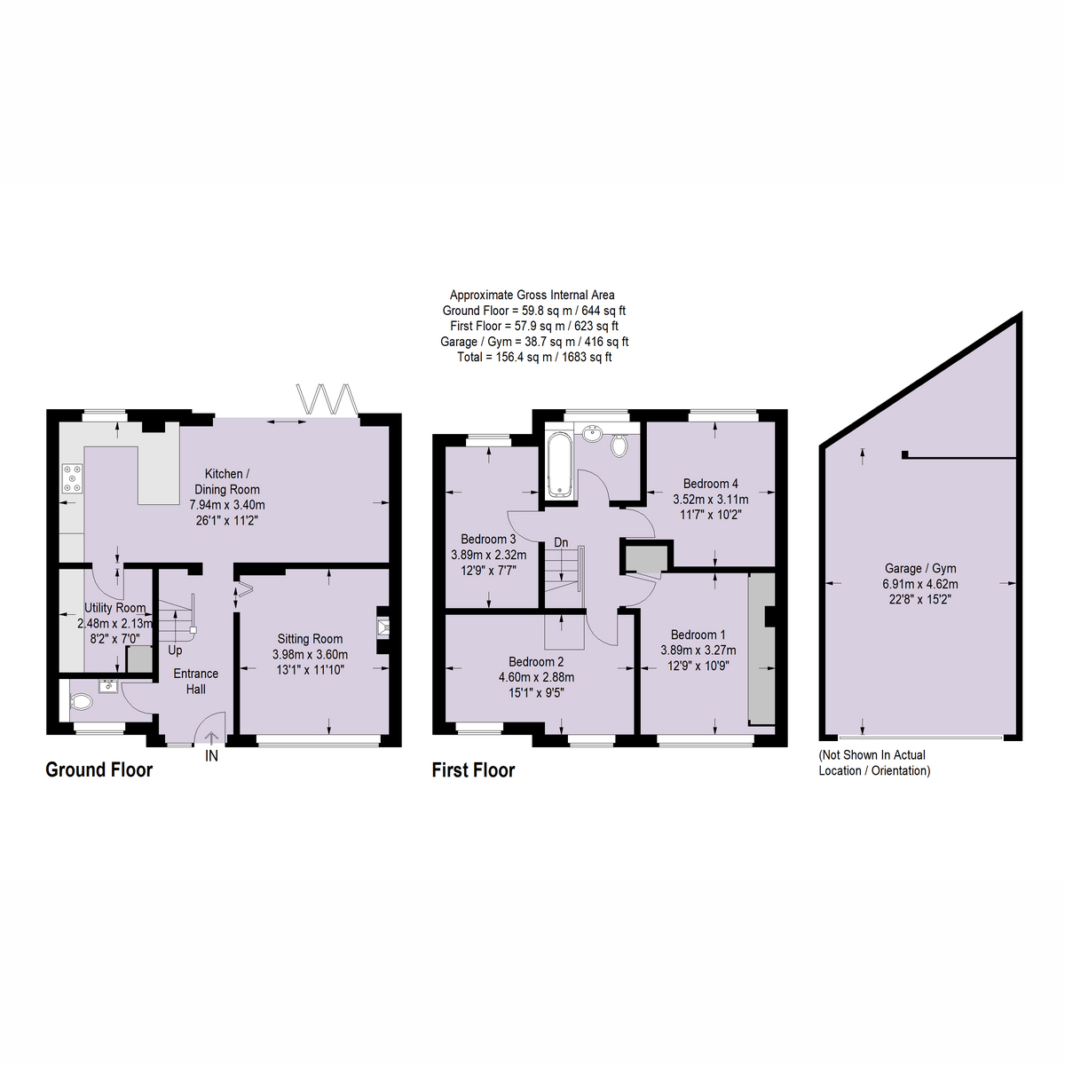 15, Hudosn Close, Ringwood floorplan