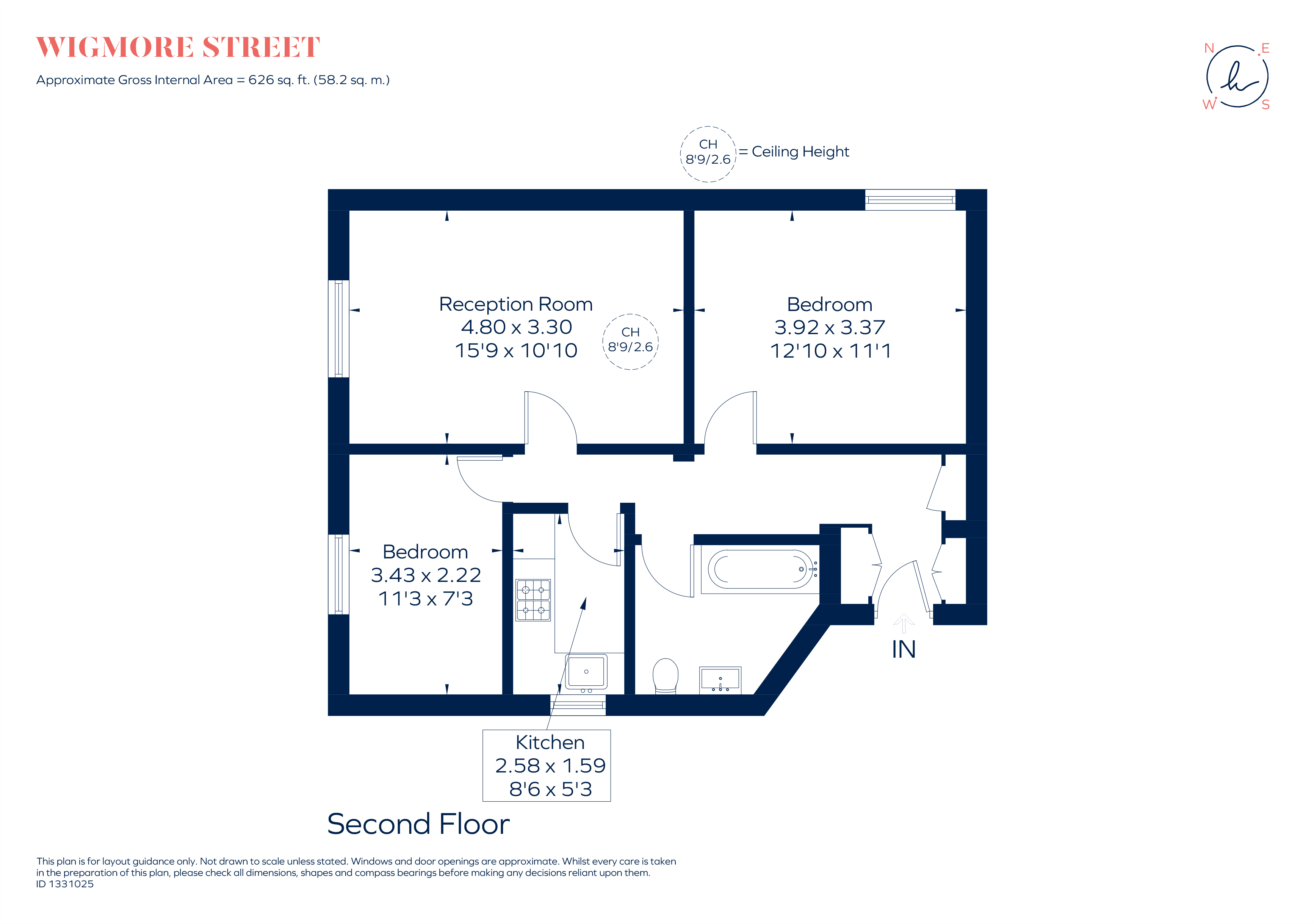 8, Wigmore Court, 120, Wigmore Street, London floorplan