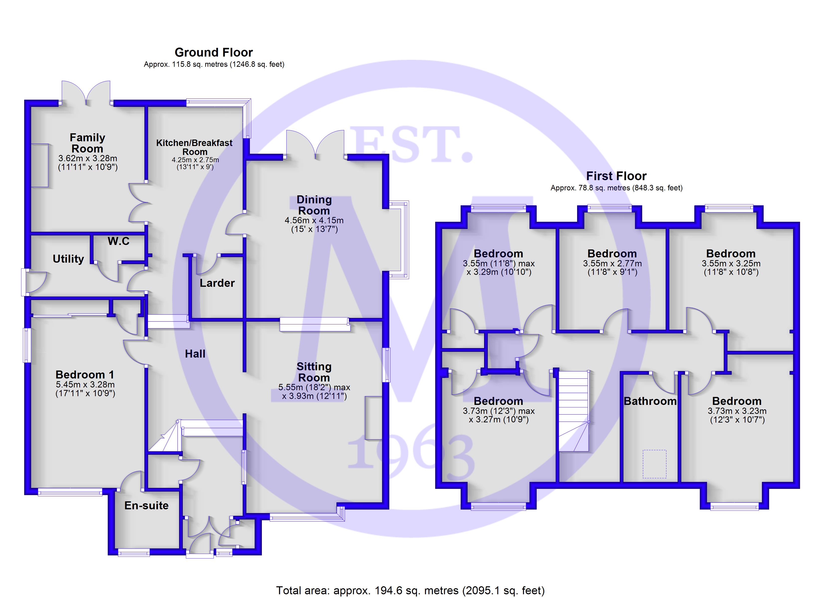 16, Oakwood Avenue, Hampshire floorplan