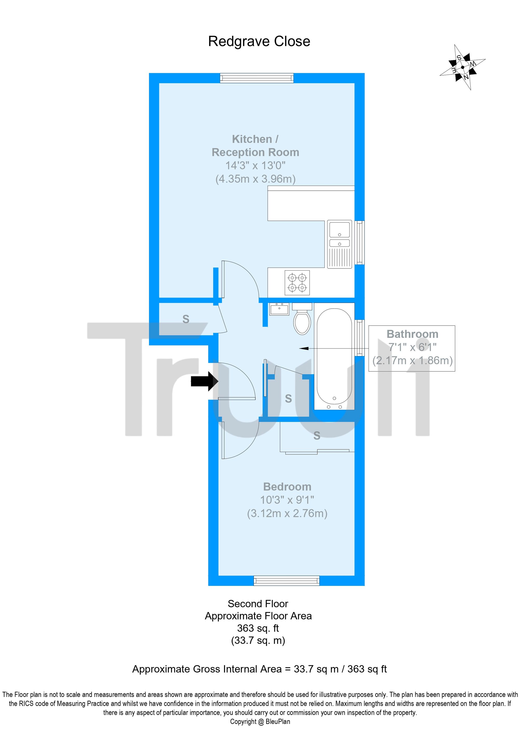 30 Redgrave Close, Croydon floorplan